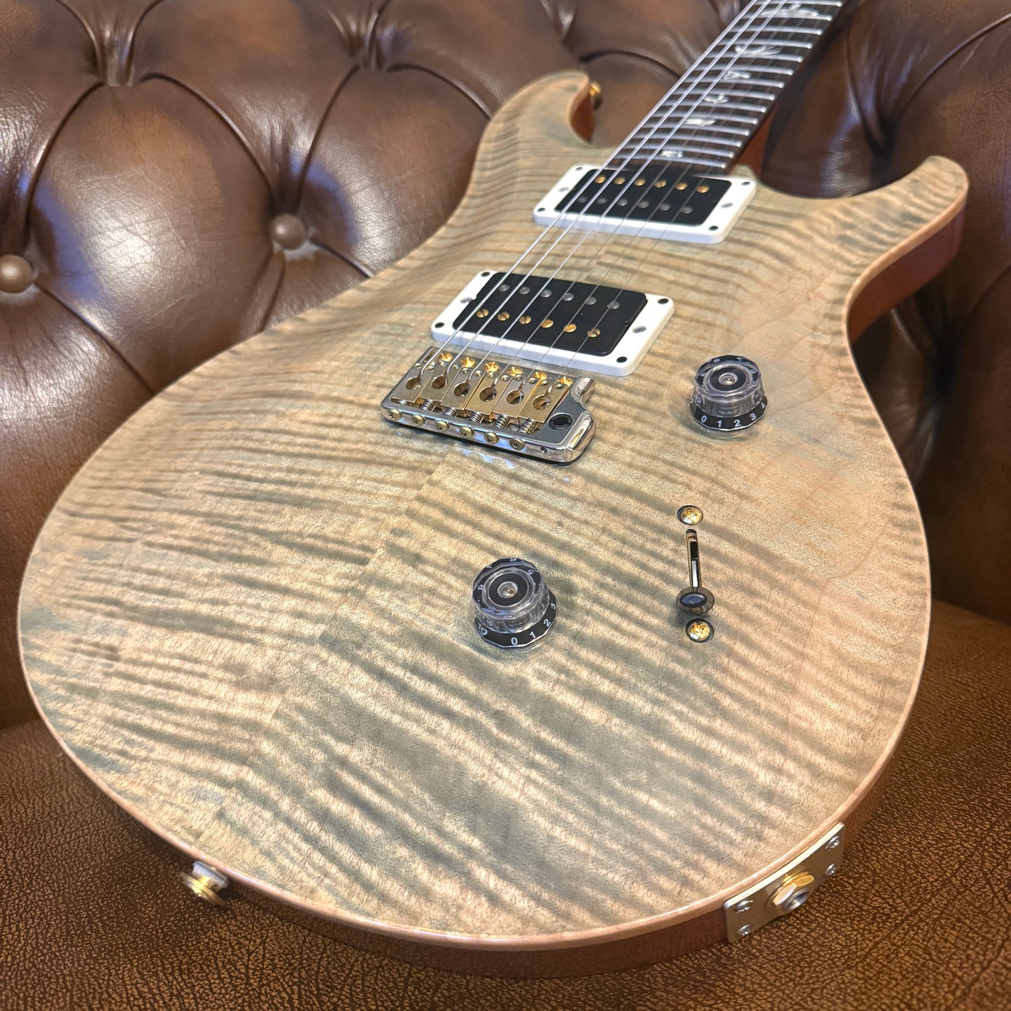 2017 PRS Custom 24 10-Top - Trampas Green