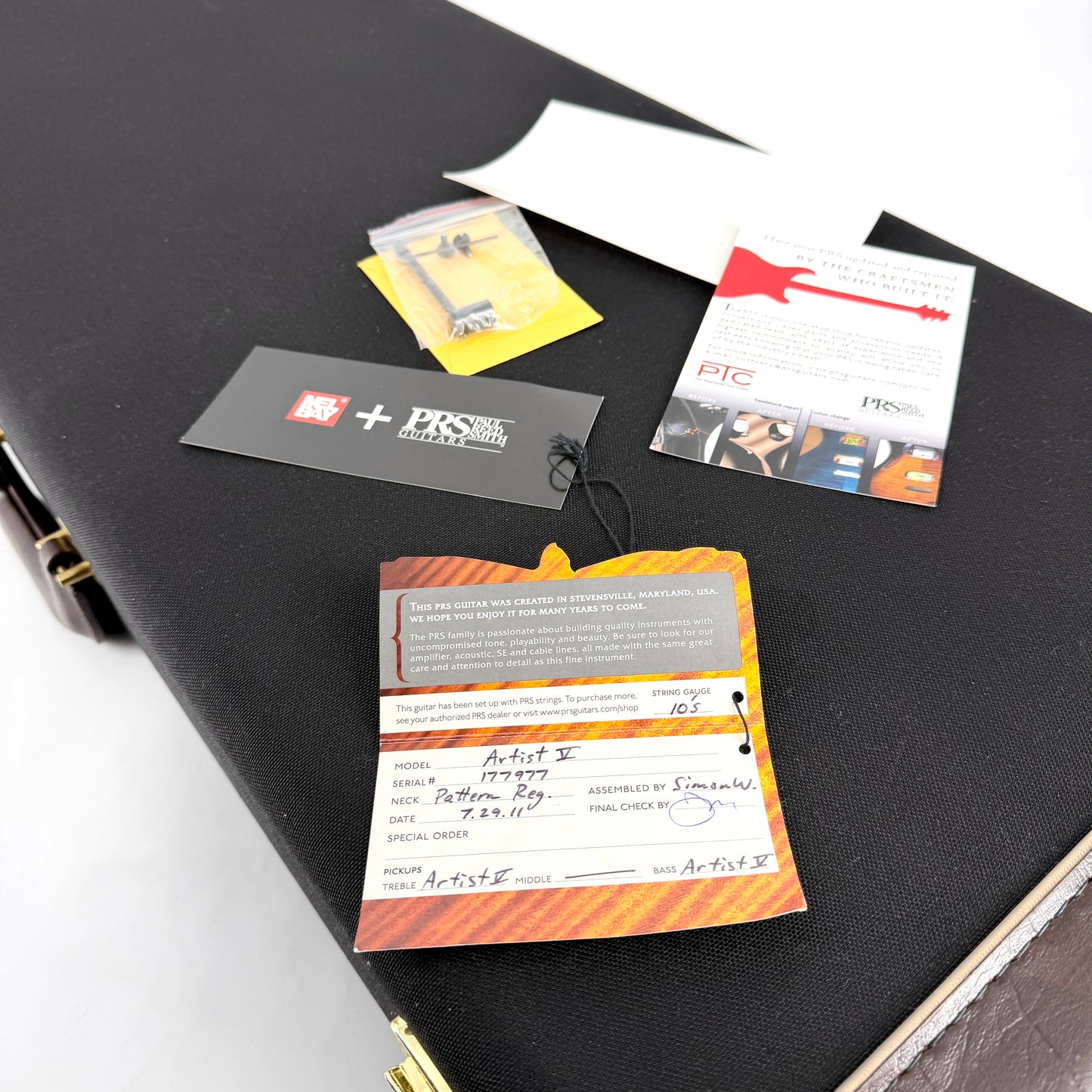 2011 PRS Limited Edition Artist V - Fire Red