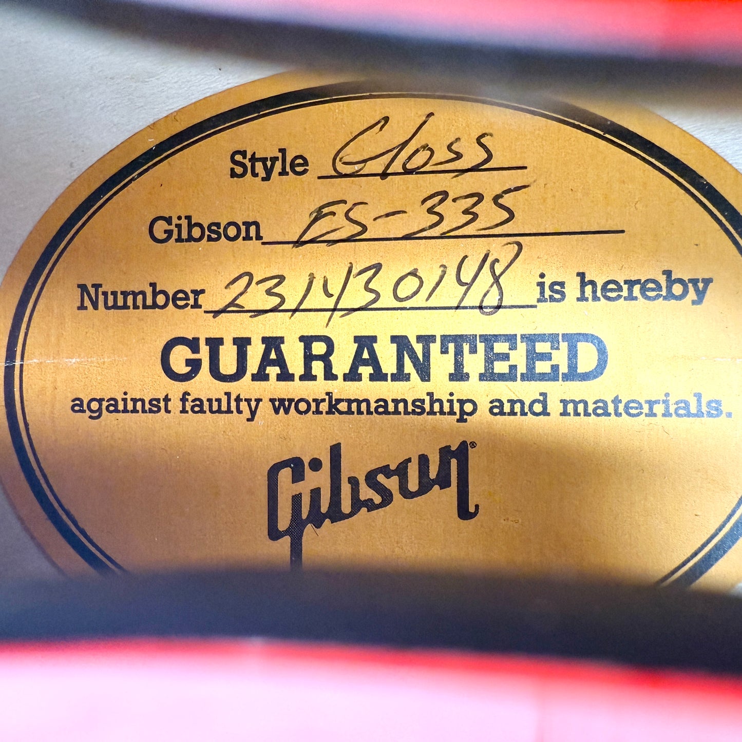 2024 Gibson ES-335 – Sixties Cherry