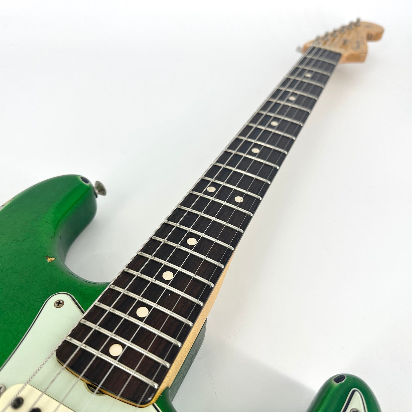 2018 Fender Custom Shop '63 Stratocaster Special Heavy Relic - Candy Green over Sunburst
