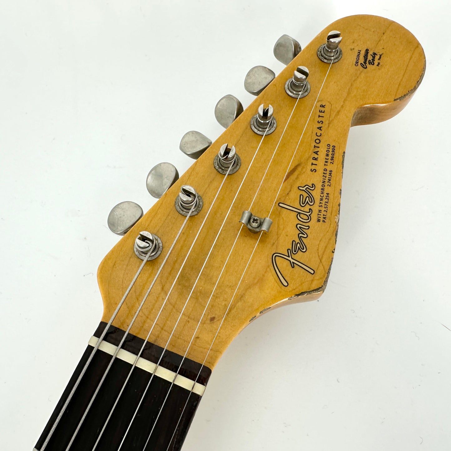 2018 Fender Custom Shop '63 Stratocaster Special Heavy Relic - Candy Green over Sunburst