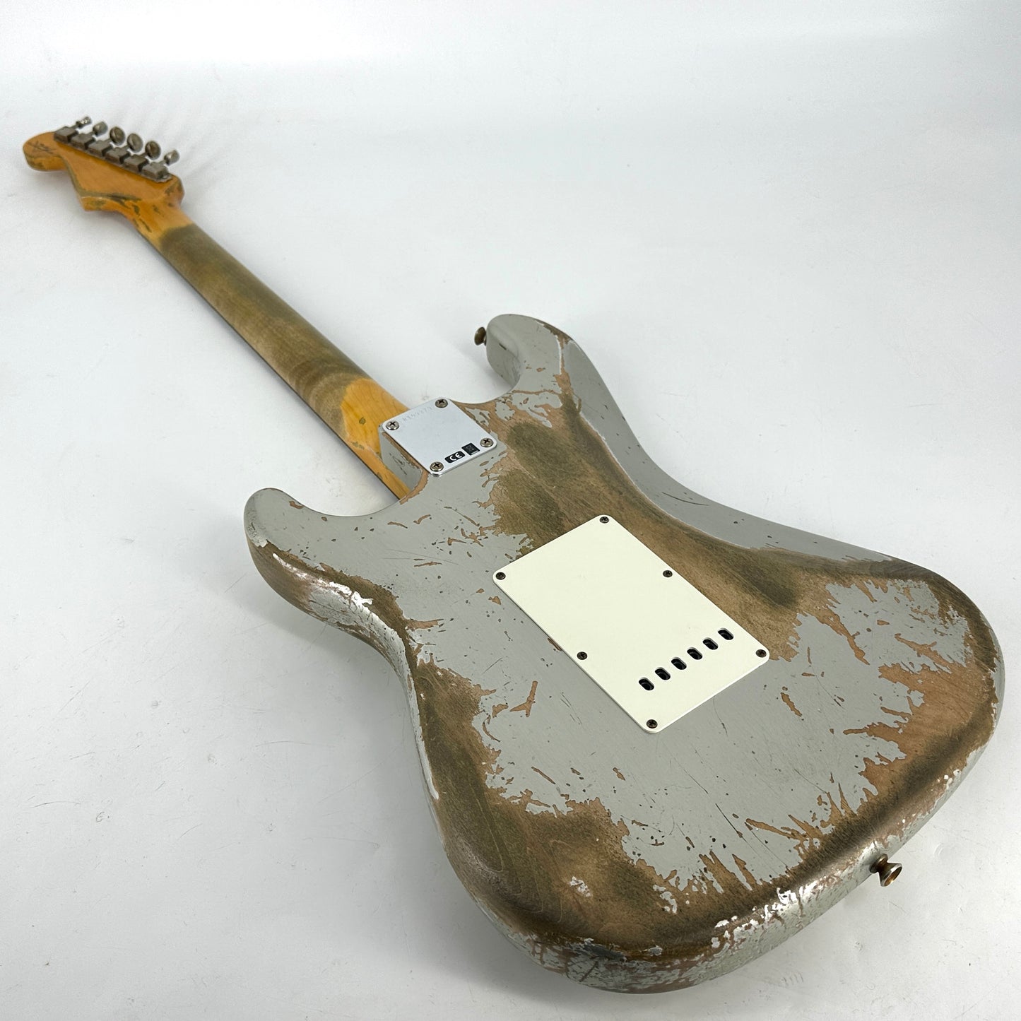 2021 Fender Custom Shop 60’s Stratocaster Super Heavy Relic – Inca Silver