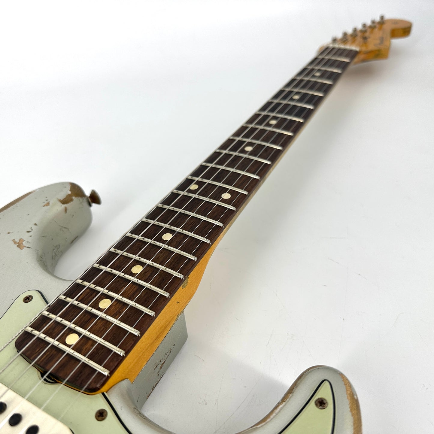 2021 Fender Custom Shop 60’s Stratocaster Super Heavy Relic – Inca Silver