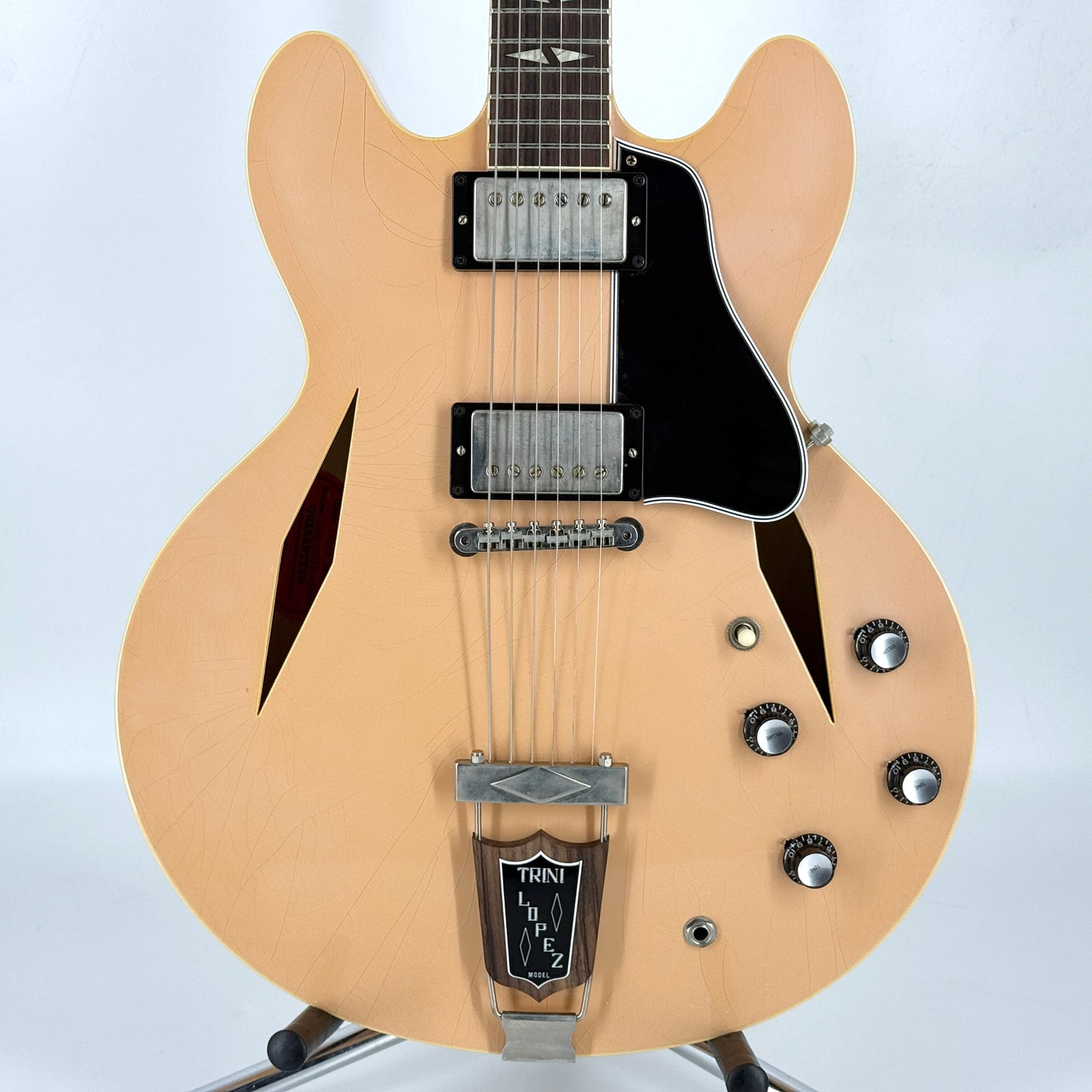 2023 Gibson Custom Shop Murphy Lab Aged Limited Edition 1964 Trini Lopez Reissue - Antique Shell Pink VOS