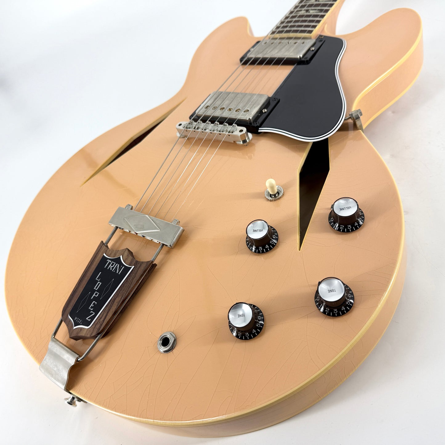 2023 Gibson Custom Shop Murphy Lab Aged Limited Edition 1964 Trini Lopez Reissue - Antique Shell Pink VOS