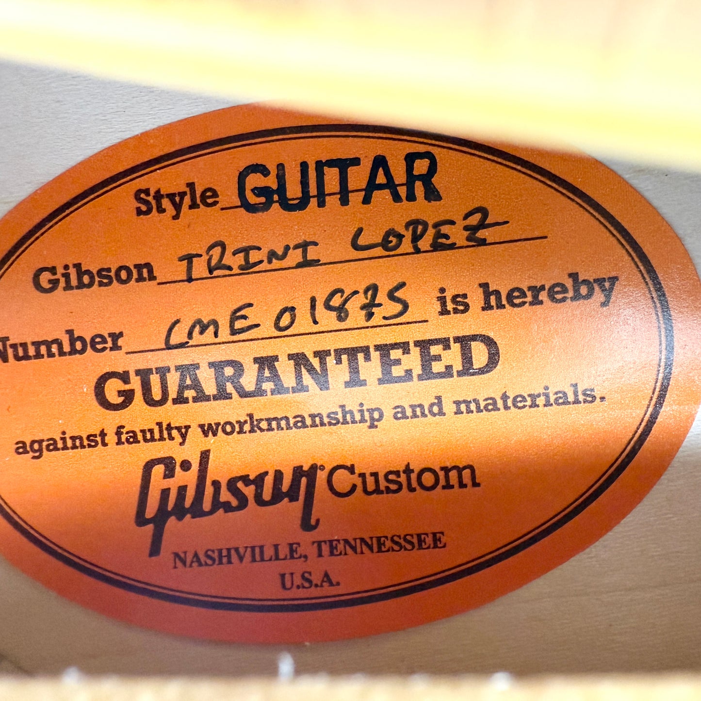 2023 Gibson Custom Shop Murphy Lab Aged Limited Edition 1964 Trini Lopez Reissue - Antique Shell Pink VOS
