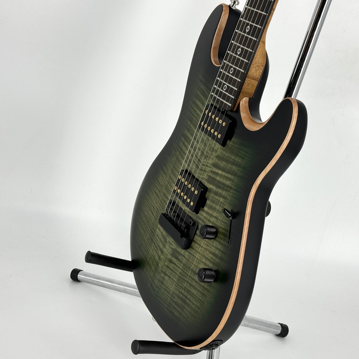 2025 Ernie Ball Music Man Rabea Massaad Sabre - Emerald Hill Burst