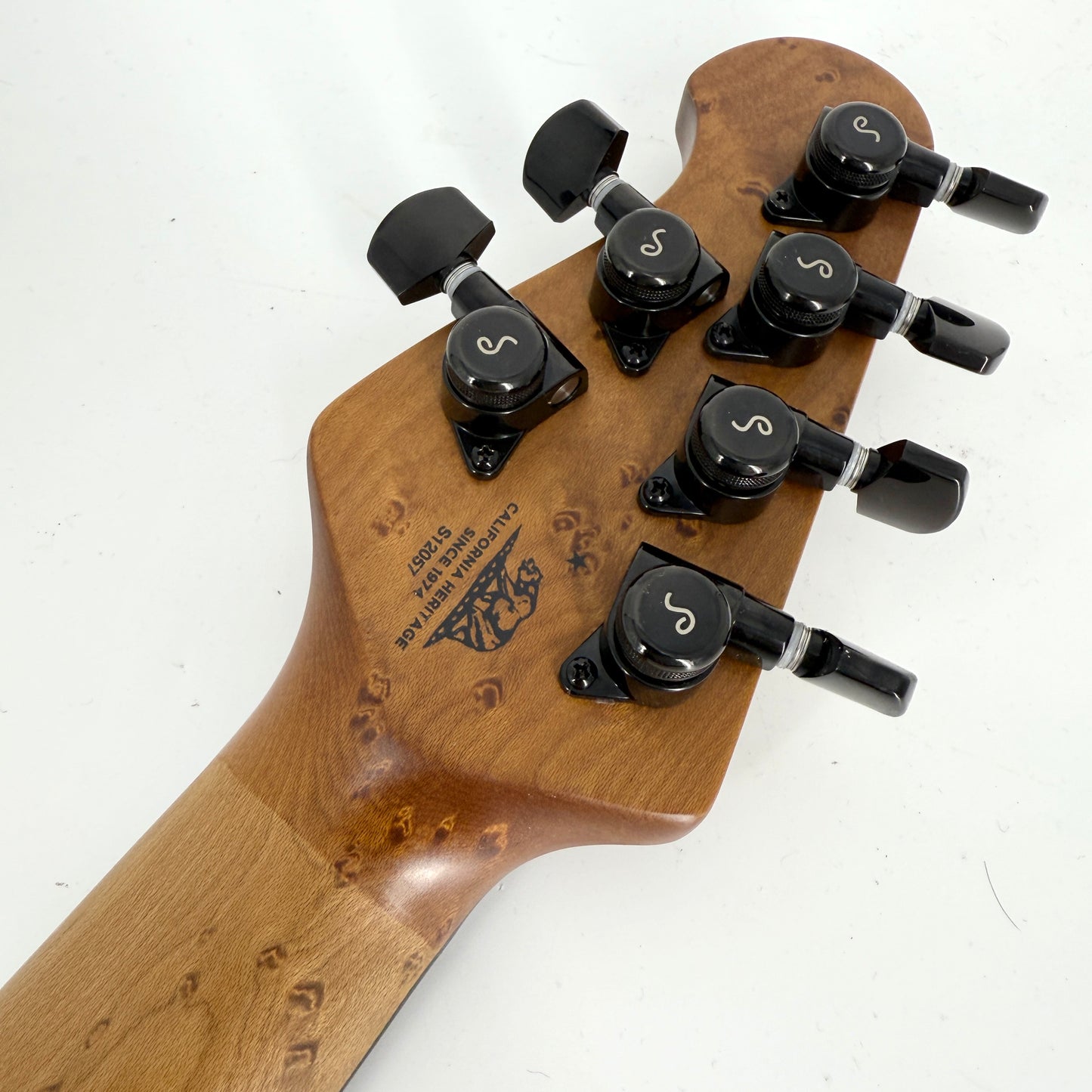 2025 Ernie Ball Music Man Rabea Massaad Sabre - Emerald Hill Burst