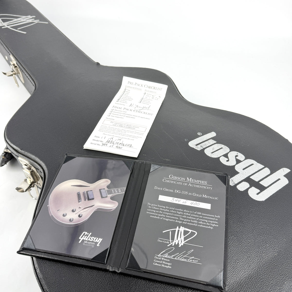 2015 Gibson Dave Grohl DG-335 – Gold Metallic