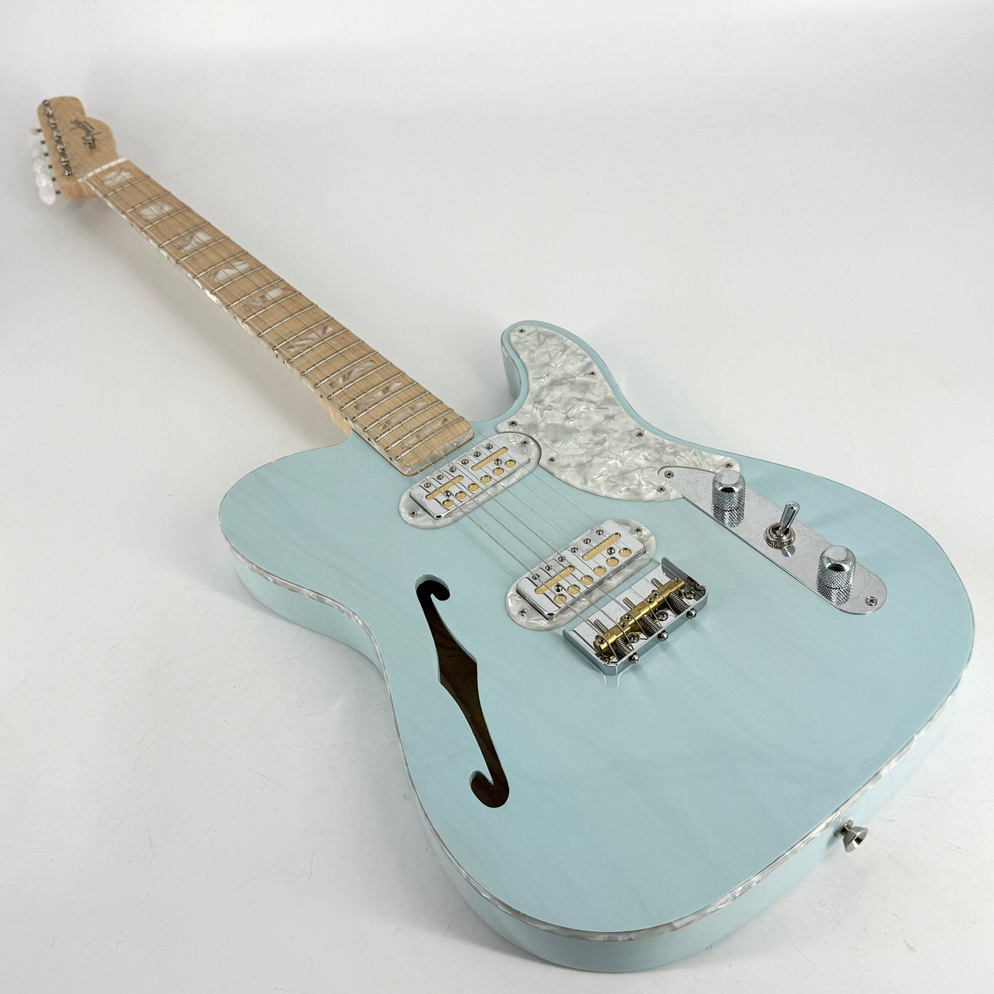 2020 Fender Parallel Universe II Magico Thinline Telecaster - Trans Daphne Blue