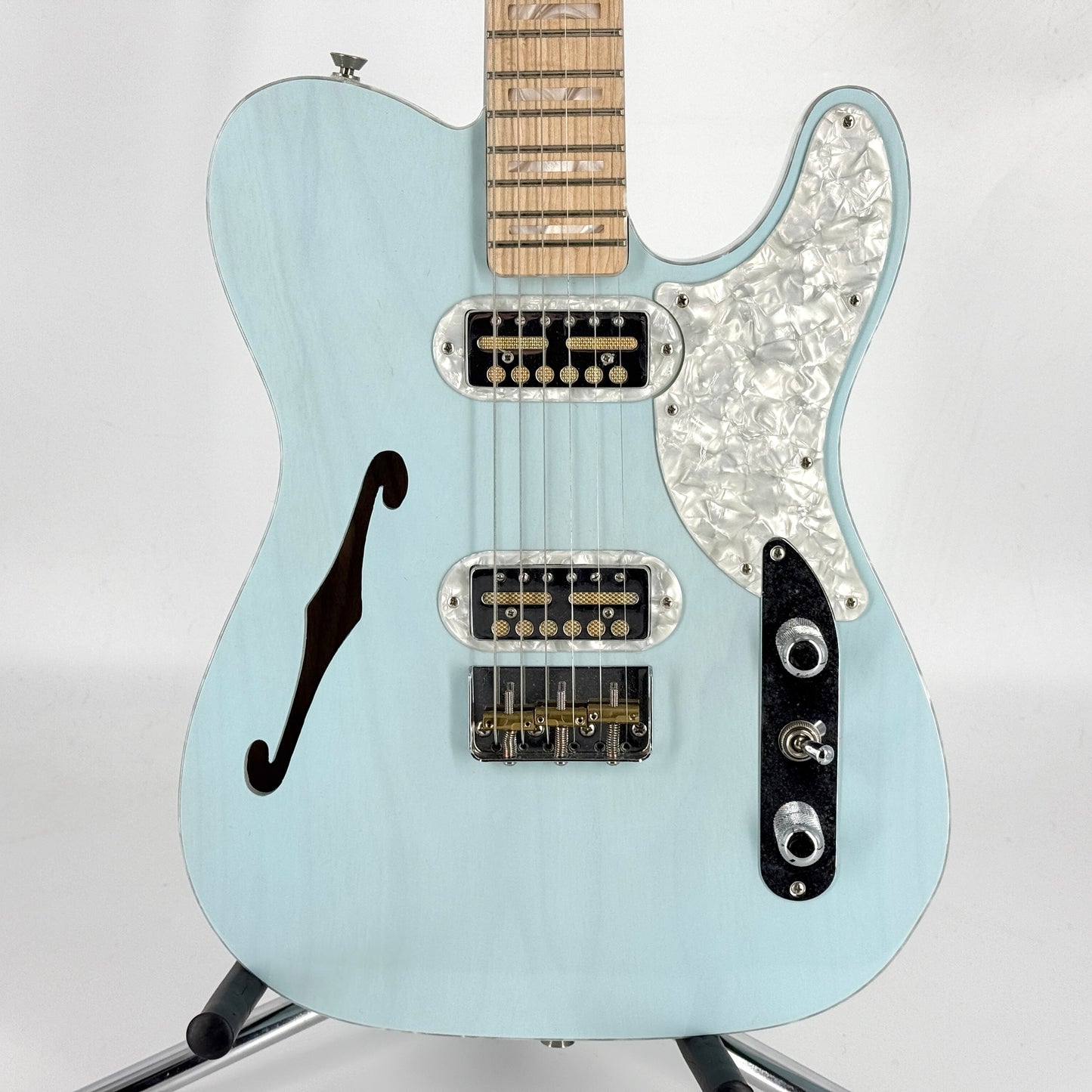 2020 Fender Parallel Universe II Magico Thinline Telecaster - Trans Daphne Blue