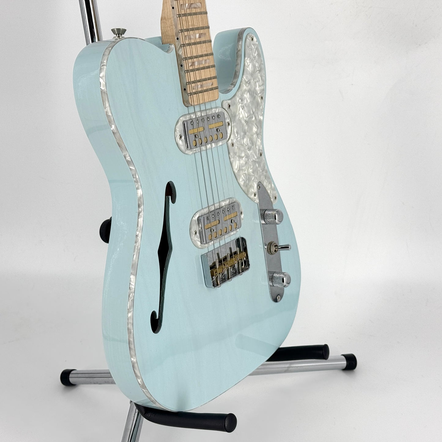 2020 Fender Parallel Universe II Magico Thinline Telecaster - Trans Daphne Blue
