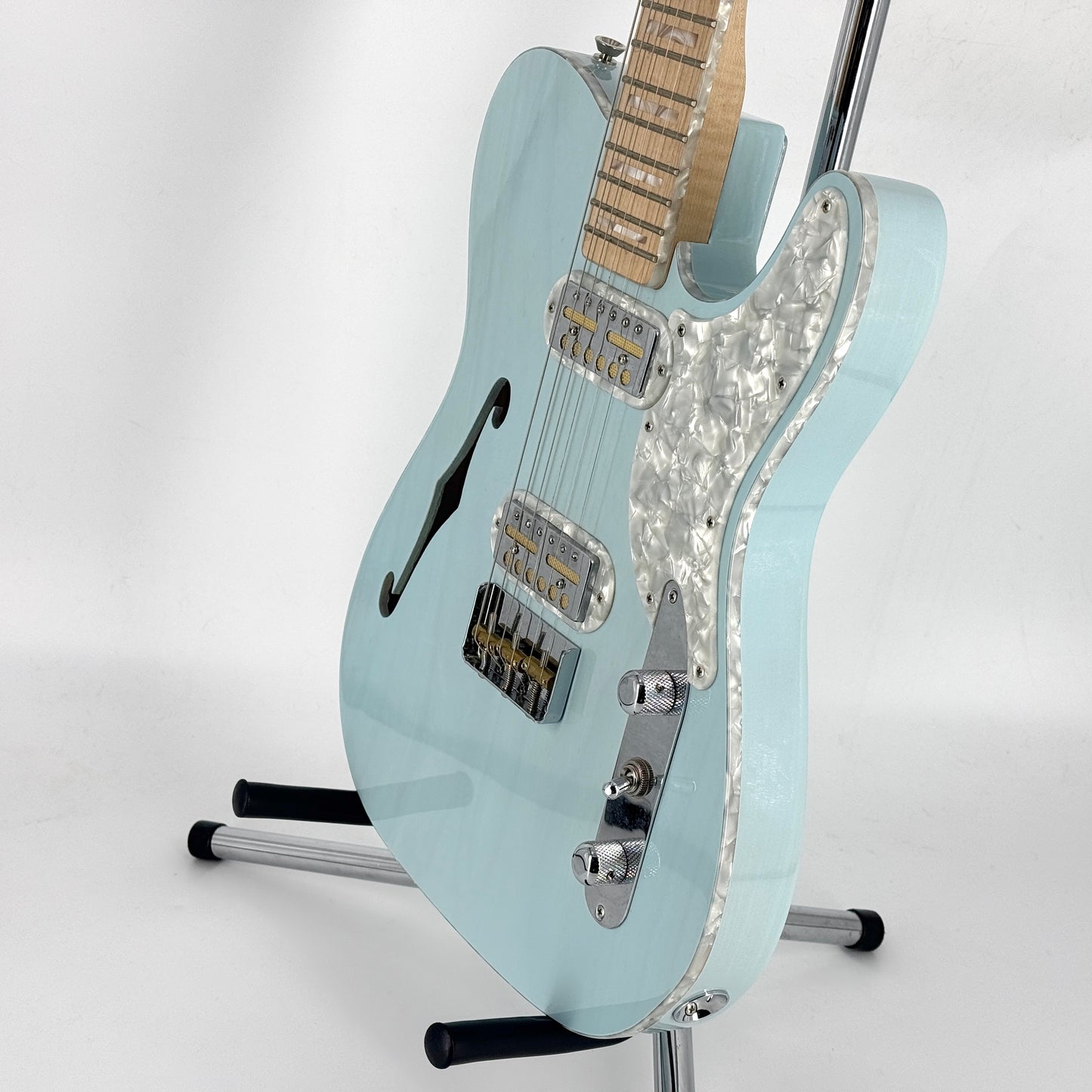 2020 Fender Parallel Universe II Magico Thinline Telecaster - Trans Daphne Blue