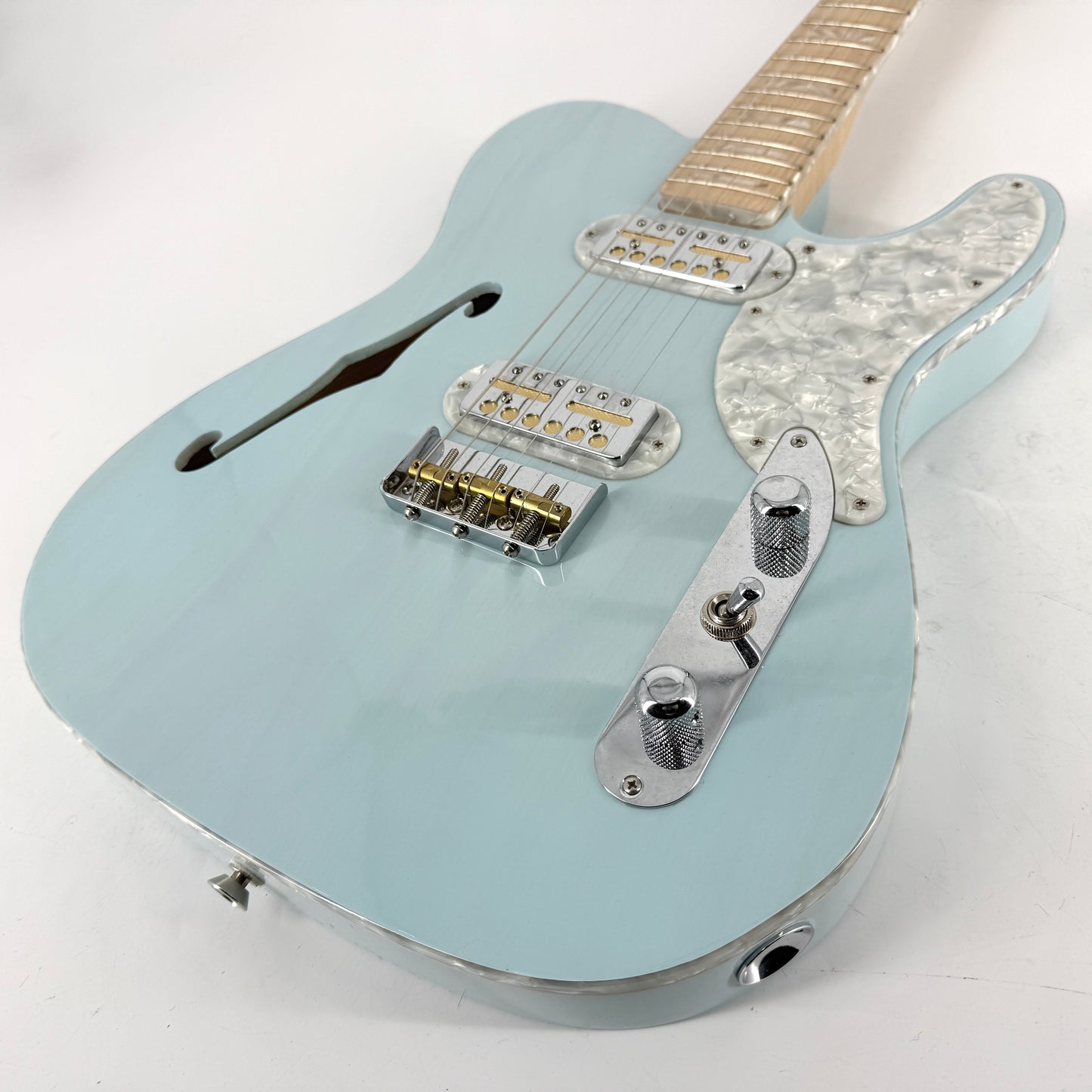 2020 Fender Parallel Universe II Magico Thinline Telecaster - Trans Daphne Blue