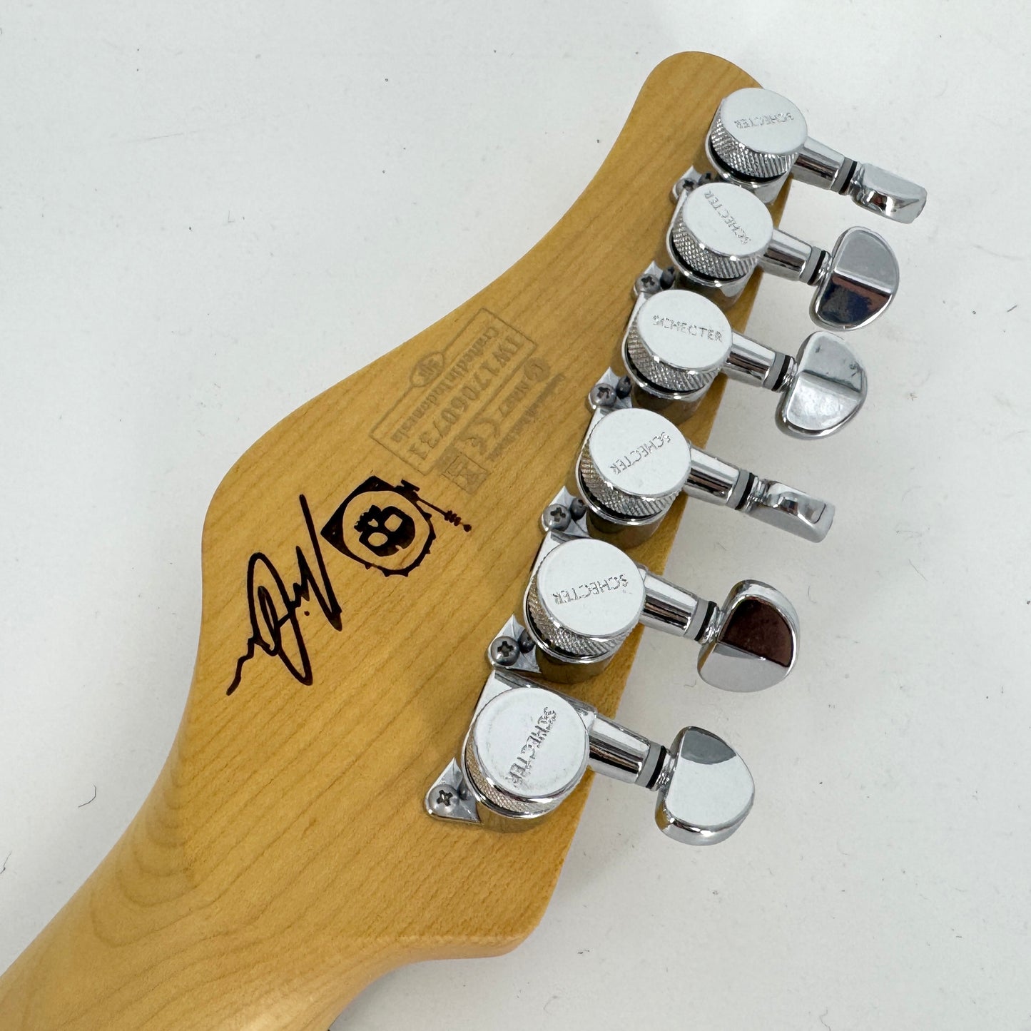 2017 Schecter Nick Johnston Traditional - Atomic Silver
