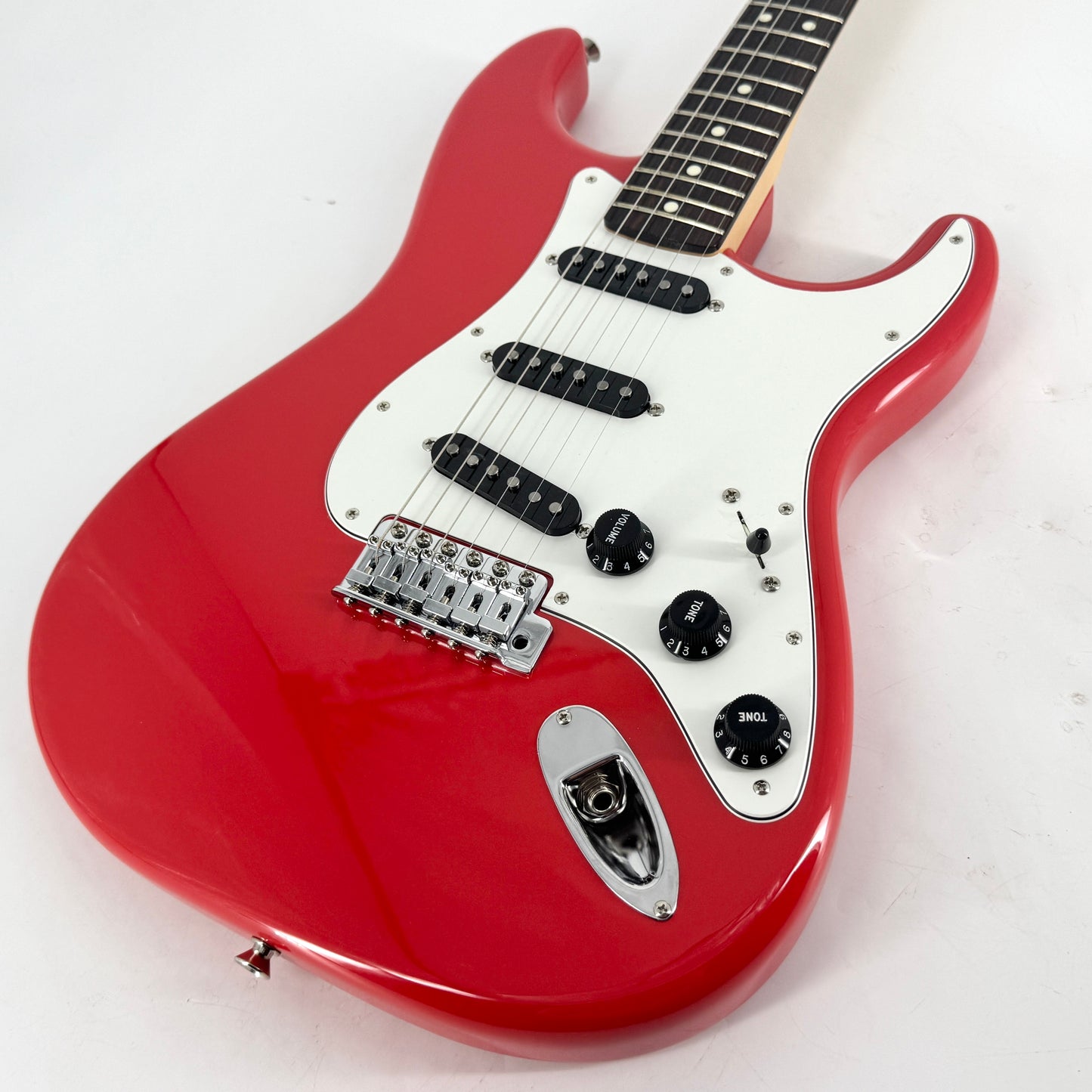2022 Fender Japan Limited International Colour Stratocaster - Morocco Red