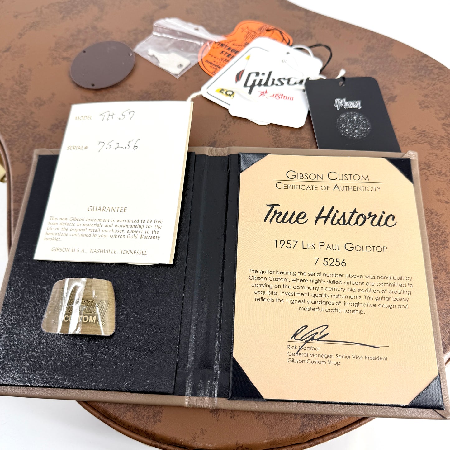 2015 Gibson Custom Shop True Historic Les Paul 1957 Reissue - R7 - Vintage Antique Gold