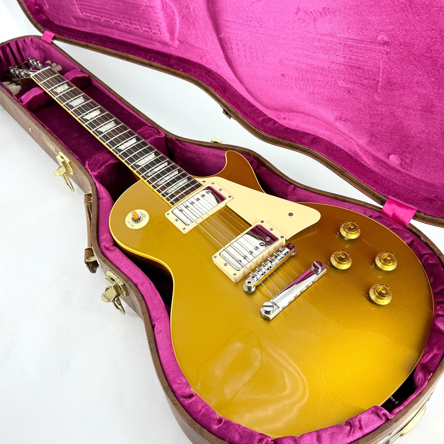 2015 Gibson Custom Shop True Historic Les Paul 1957 Reissue - R7 - Vintage Antique Gold