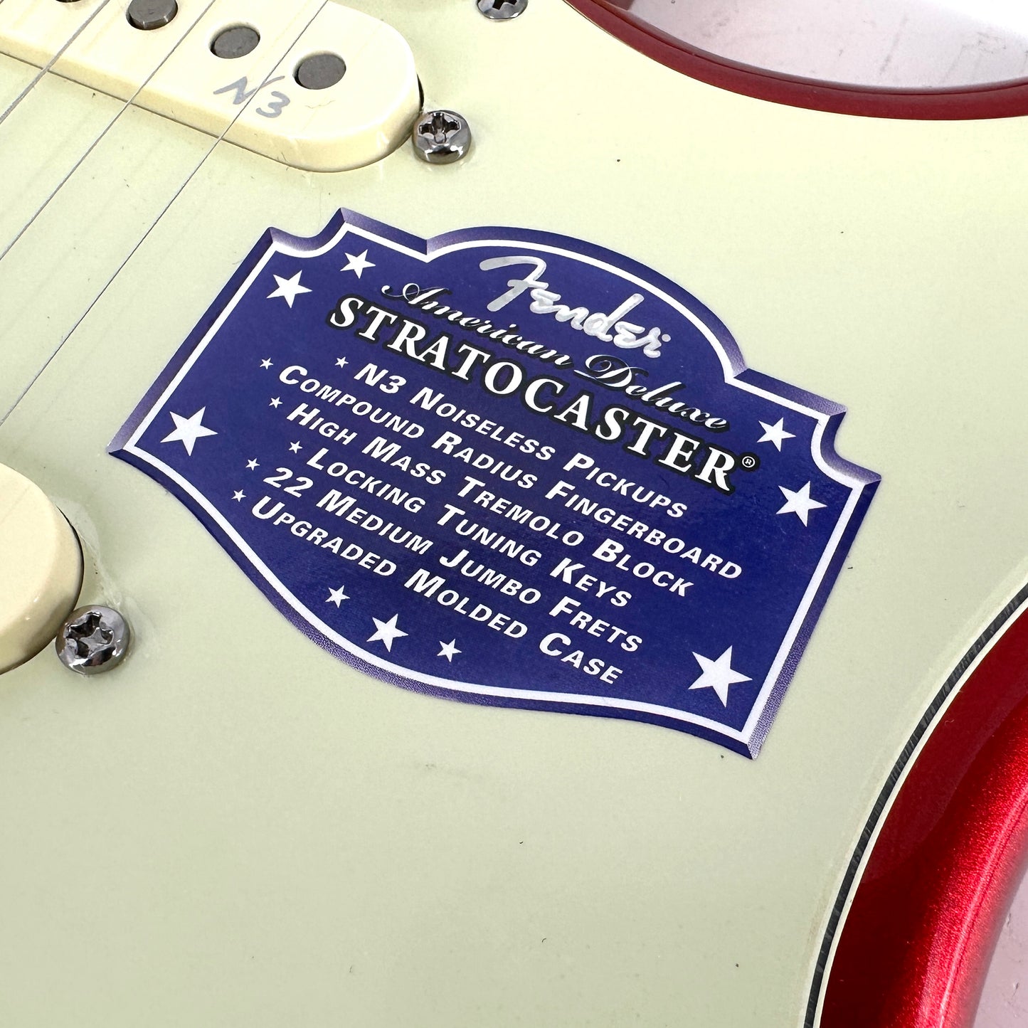 2010 Fender American Deluxe Stratocaster – Sunset Metallic