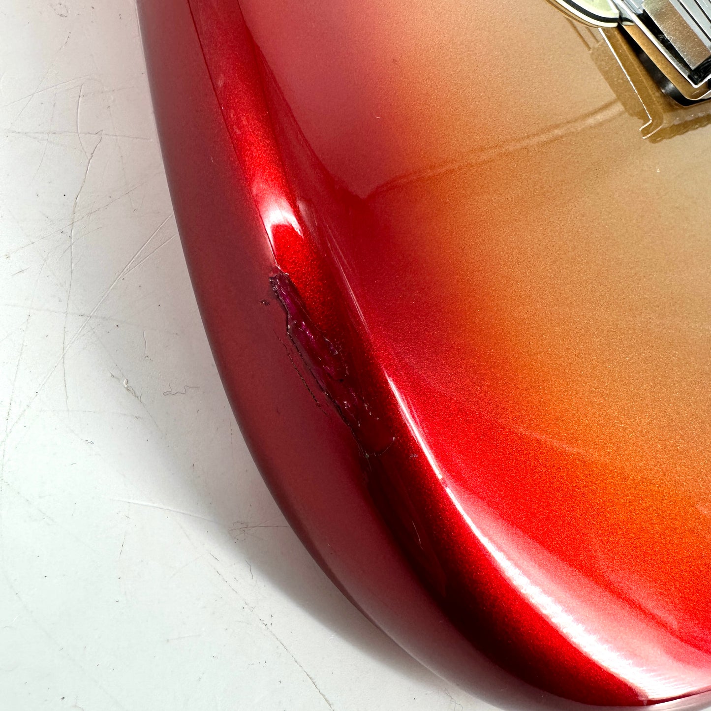 2010 Fender American Deluxe Stratocaster – Sunset Metallic