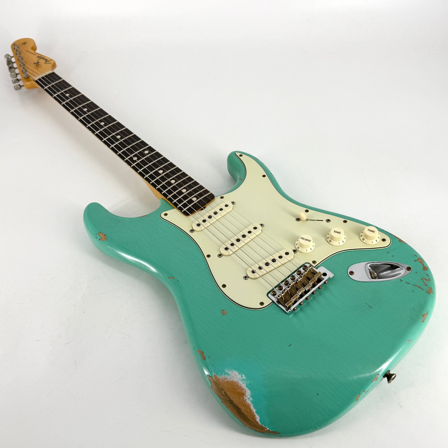 2021 Fender Custom Shop Limited Edition '63 Stratocaster Heavy Relic – Aged Sea Foam Green