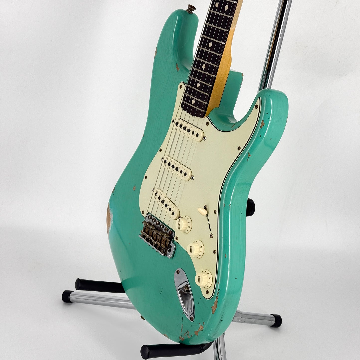 2021 Fender Custom Shop Limited Edition '63 Stratocaster Heavy Relic – Aged Sea Foam Green