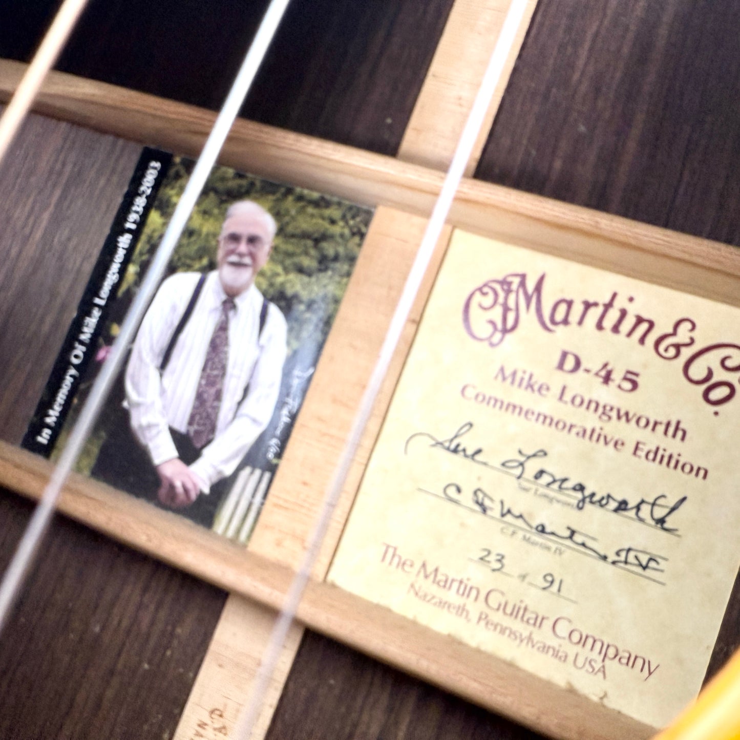 2005 Martin Limited Edition D-45 Mike Longworth - Natural