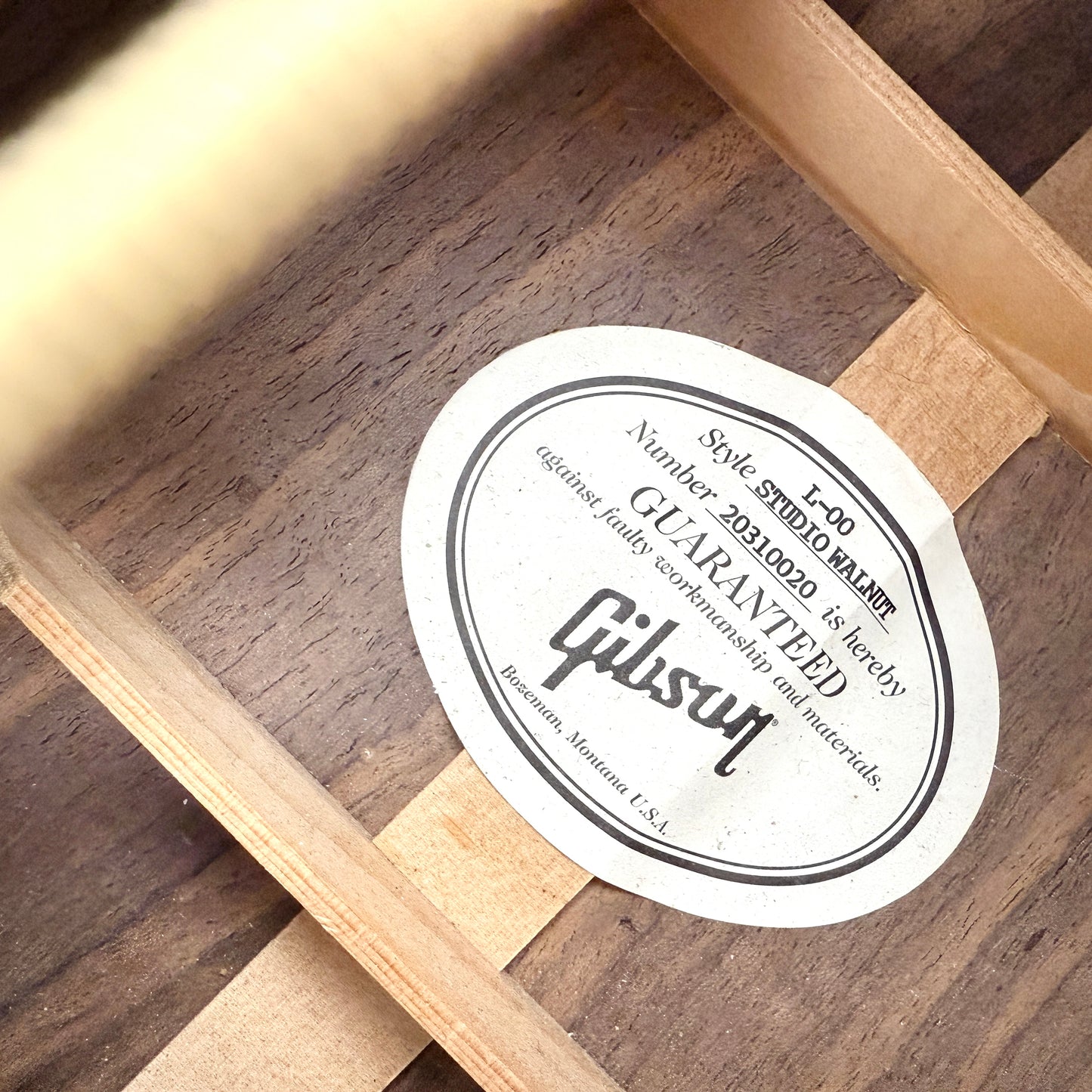 2020 Gibson L-00 Studio - Walnut Burst
