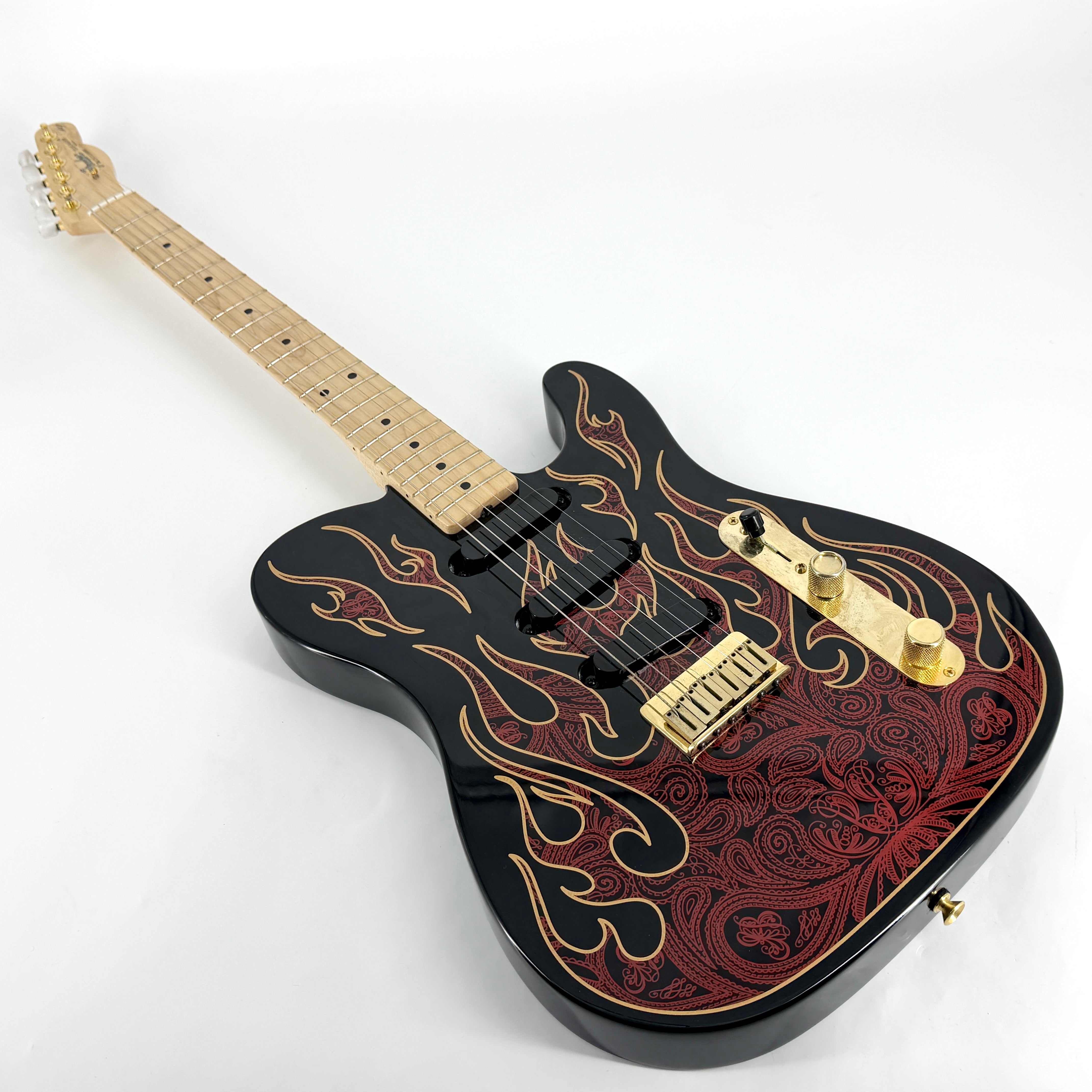 2016 Fender James Burton Telecaster - Red Paisley Flames – Jordan
