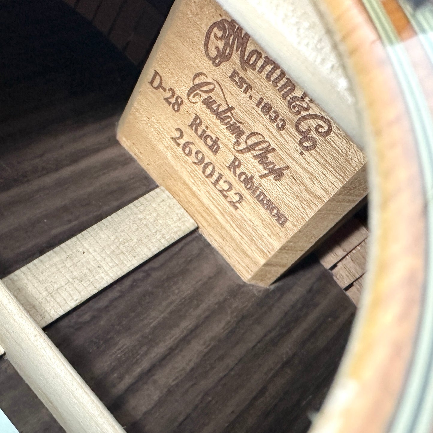 2021 Martin D-28 Rich Robinson Signature - Natural Aged