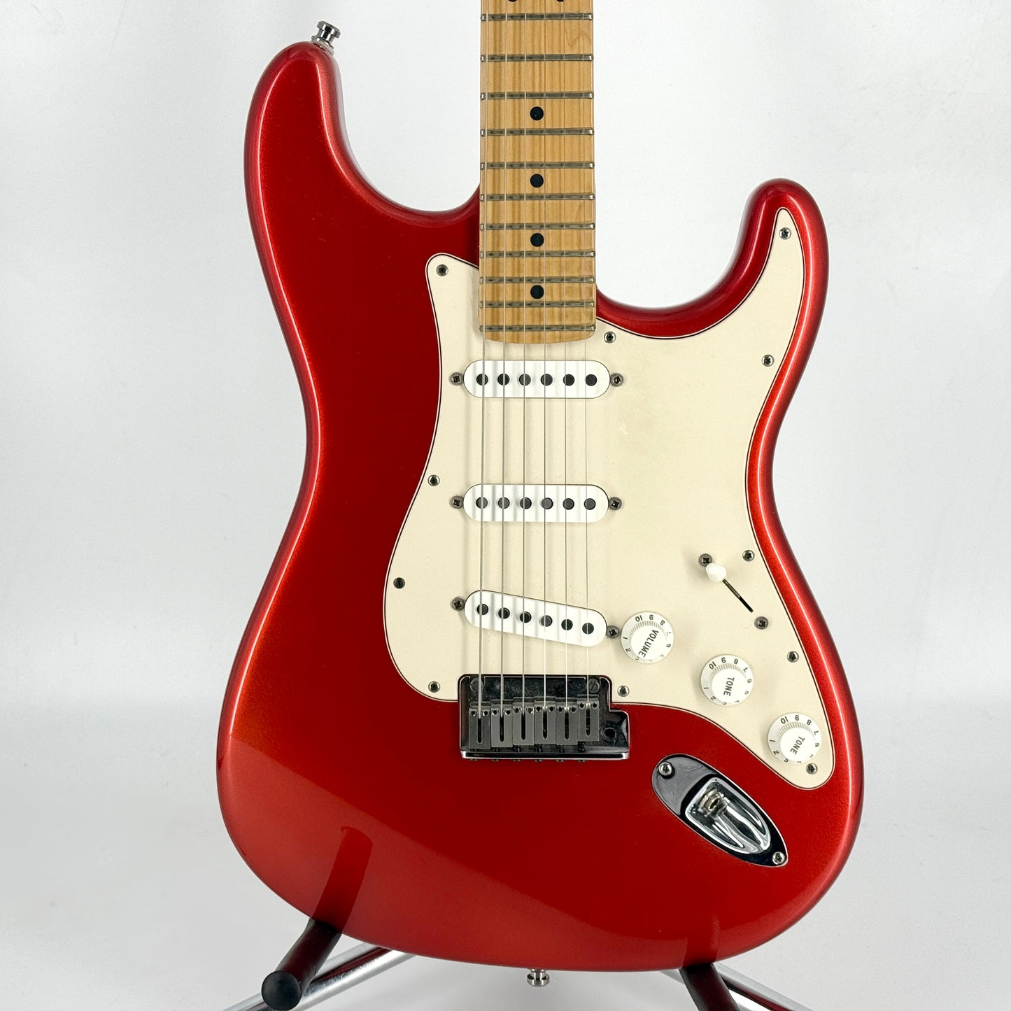 2003 Fender American Series Stratocaster – Chrome Red