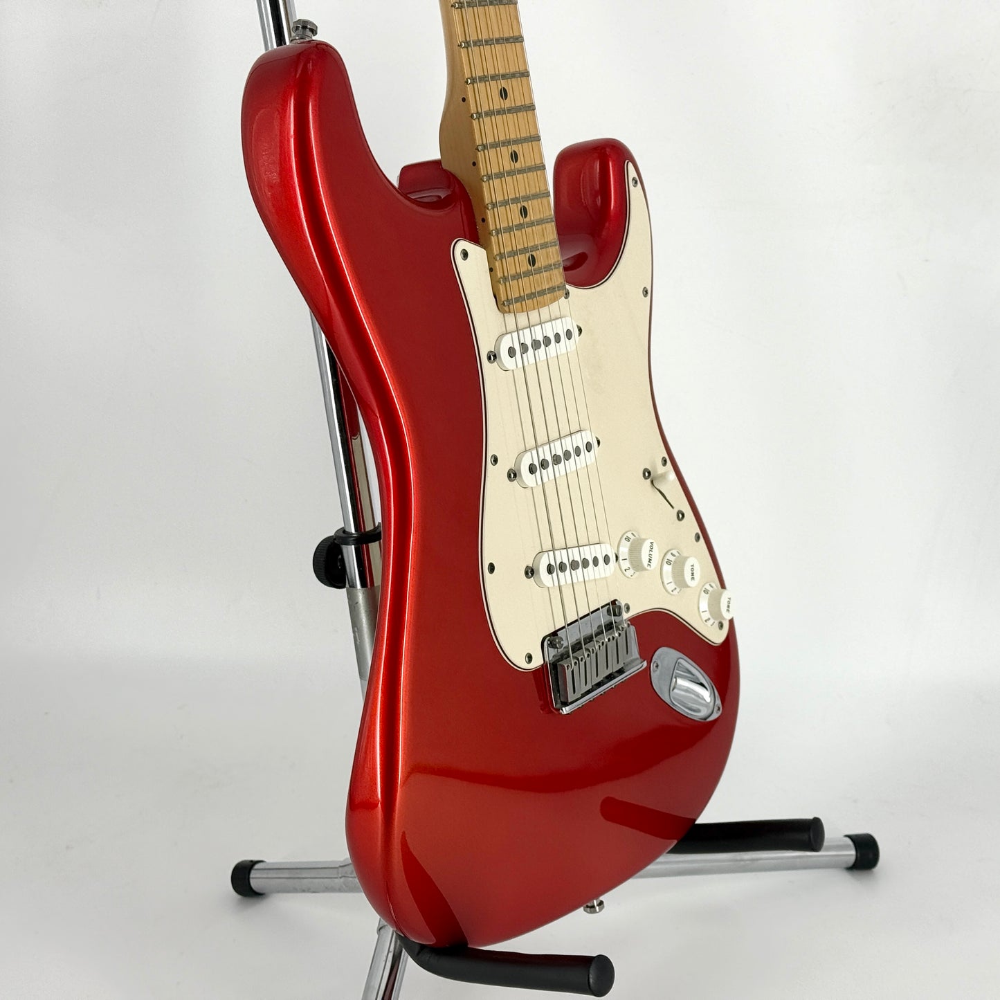 2003 Fender American Series Stratocaster – Chrome Red