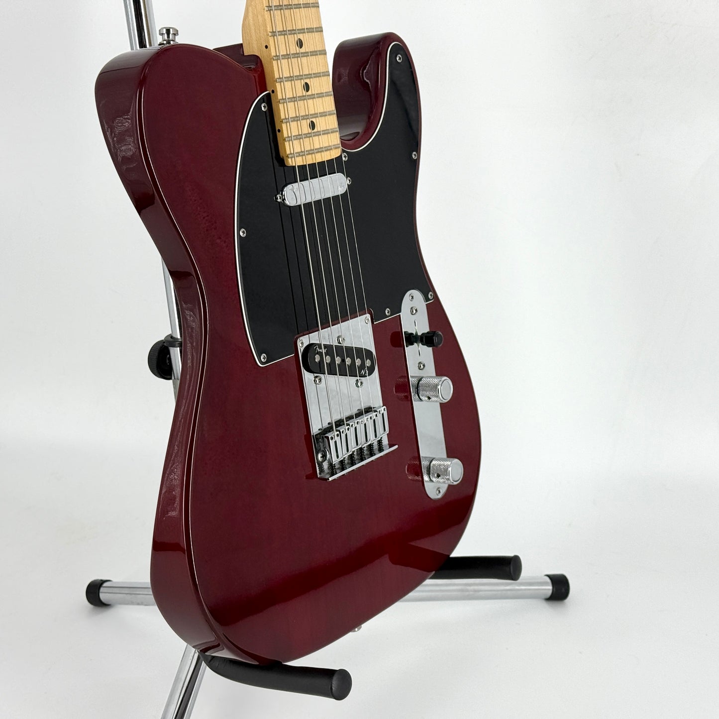 2012 Fender American Deluxe Ash Telecaster - Wine Transparent