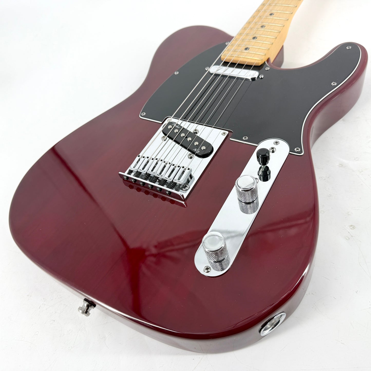 2012 Fender American Deluxe Ash Telecaster - Wine Transparent