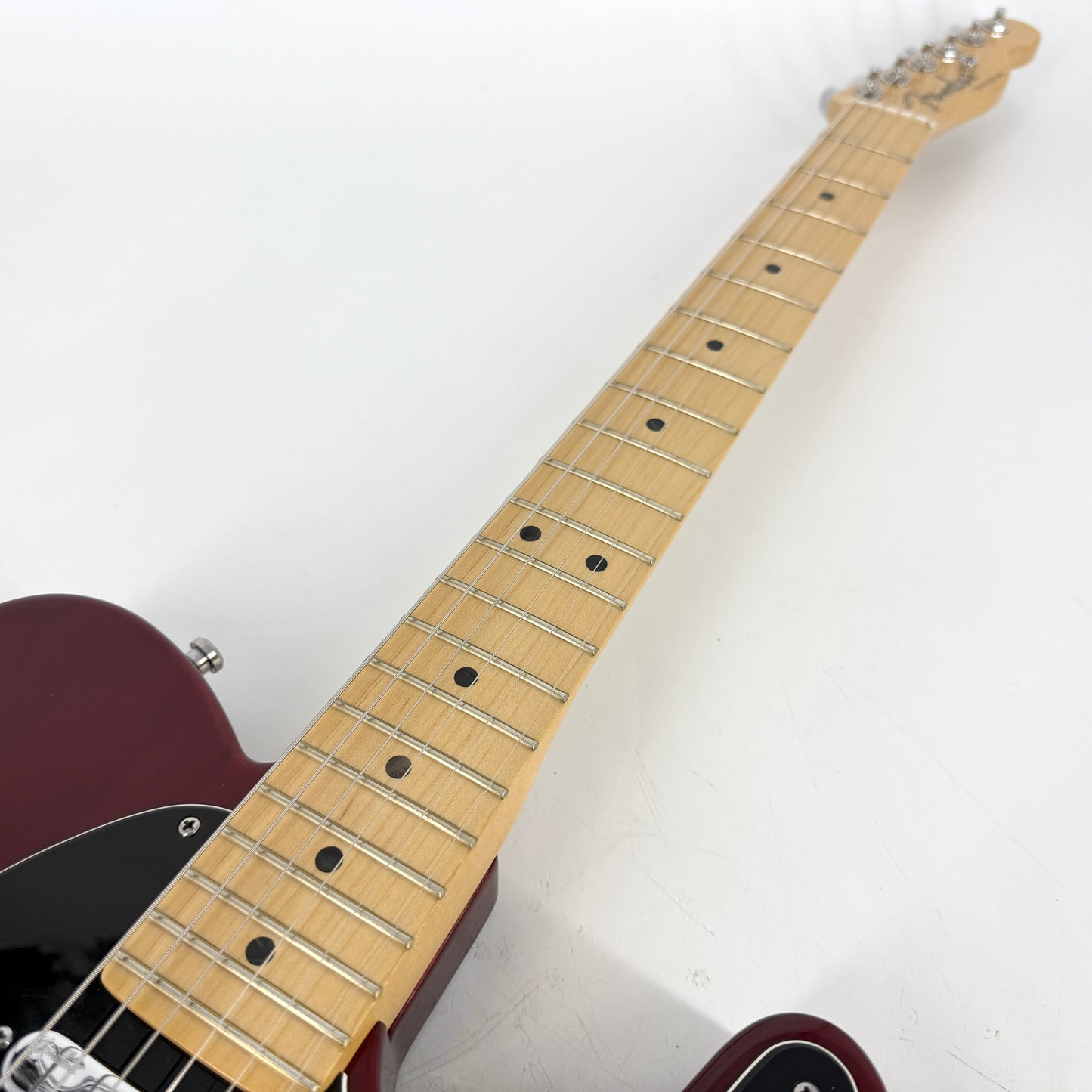 2012 Fender American Deluxe Ash Telecaster - Wine Transparent