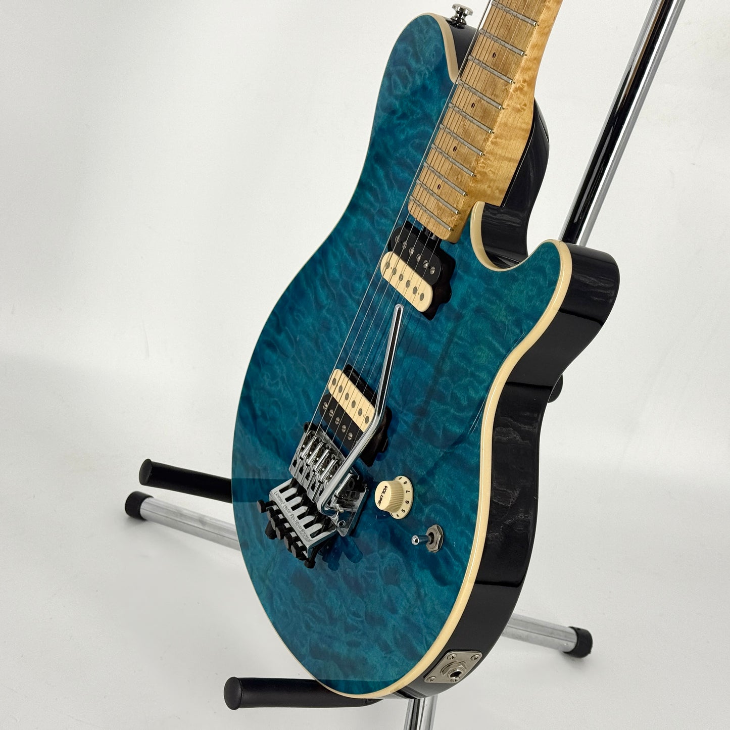 1996 Ernie Ball Music Man Axis – Blue Translucent