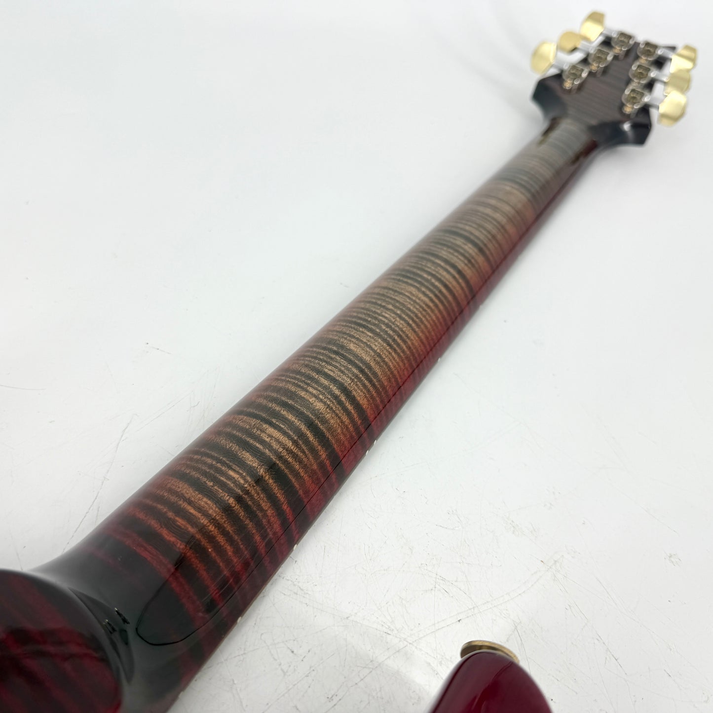 2017 PRS Special Order Custom 24 - Wood Library Neck 10 Top - Charcoal Cherry Burst