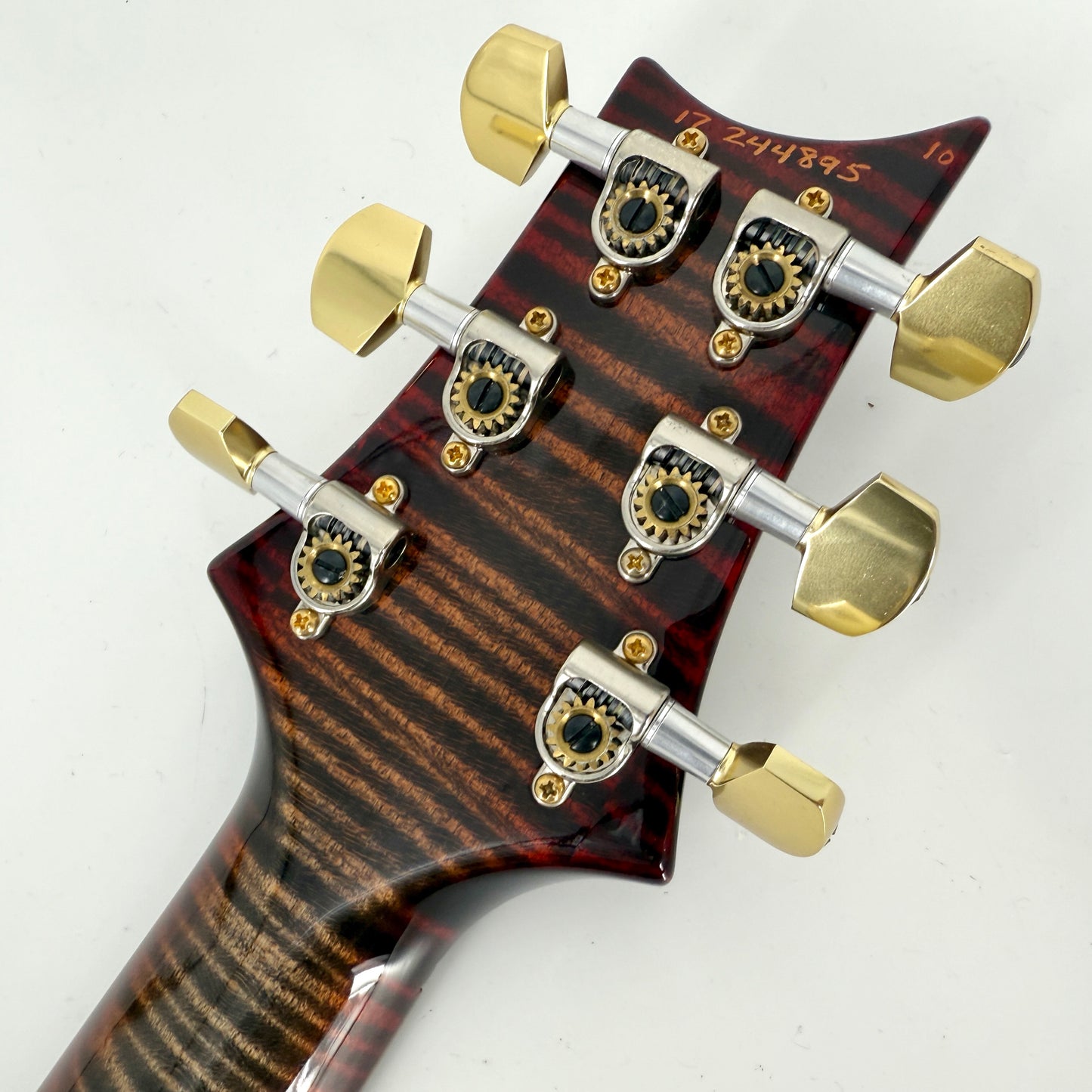 2017 PRS Special Order Custom 24 - Wood Library Neck 10 Top - Charcoal Cherry Burst