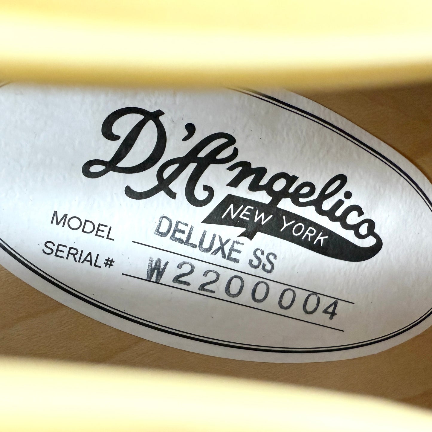 2022 D'Angelico Deluxe SS - Satin Honey