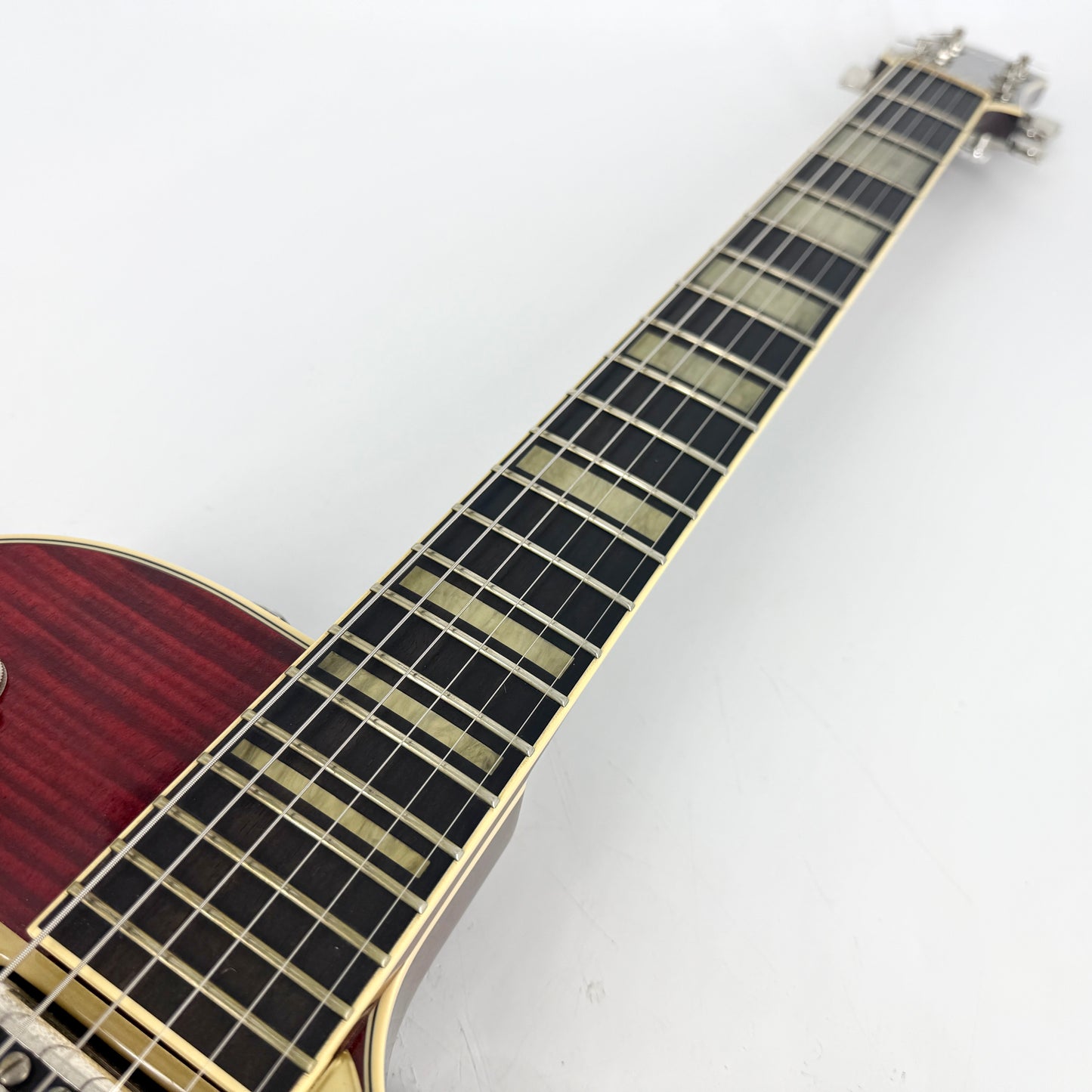 2018 Gretsch G6228FM Players Edition Jet - Dark Cherry Stain