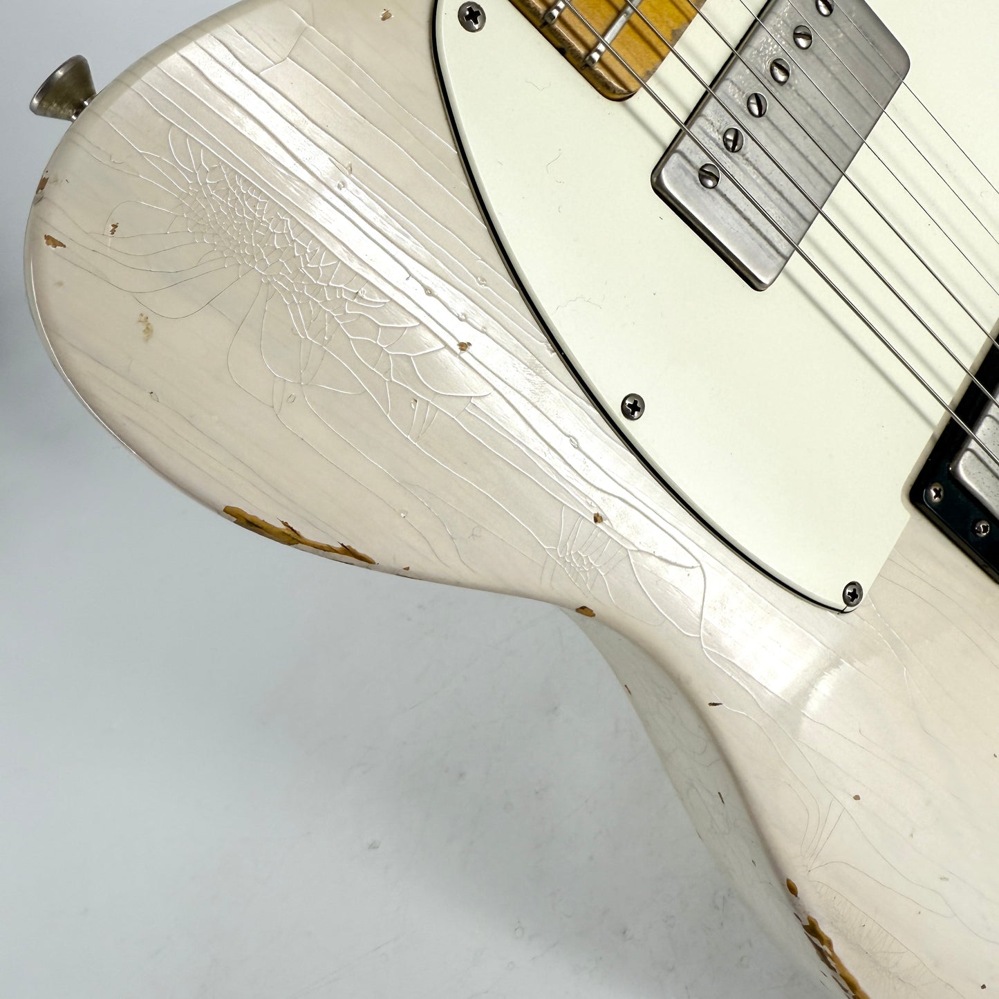 2011 LSL Bad Bone 2 Telecaster Relic – Vintage Cream