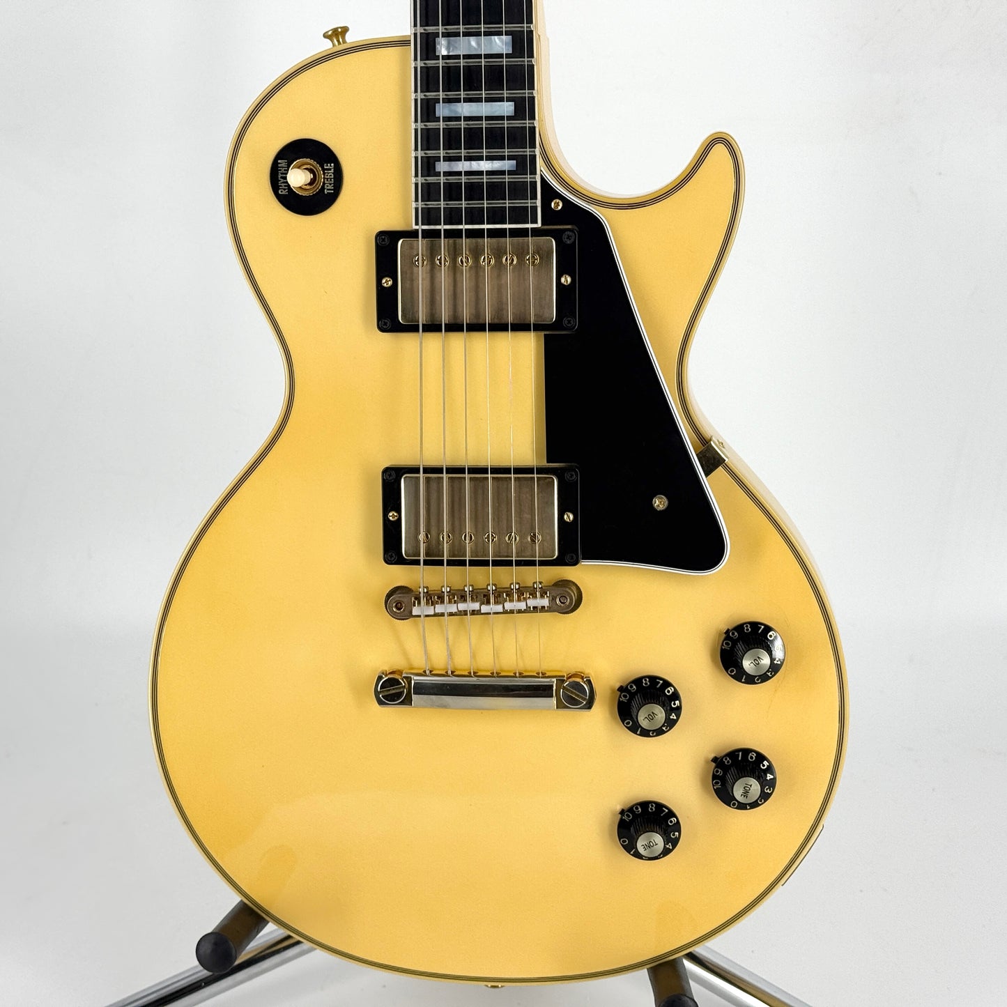 2023 Gibson Custom Shop M2M 1968 Les Paul Custom – Heavy Antique White