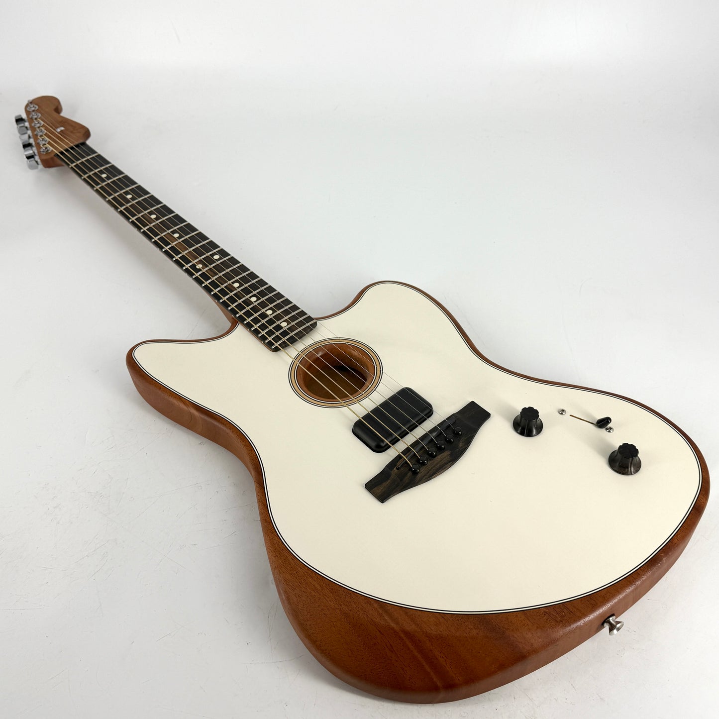 2022 Fender American Acoustasonic Jazzmaster - Arctic White
