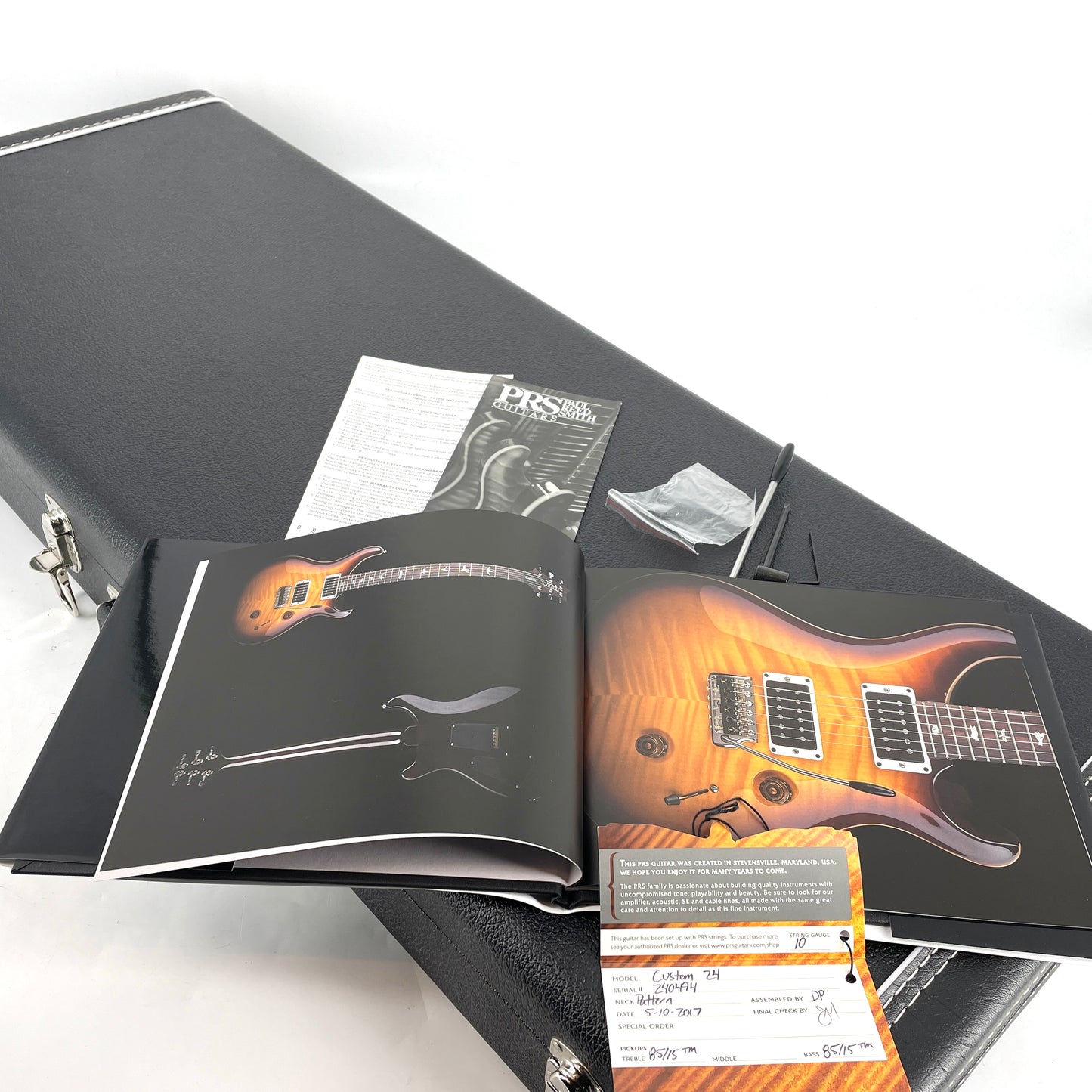 2017 PRS Custom 24 - McCarty Tobacco Sunburst