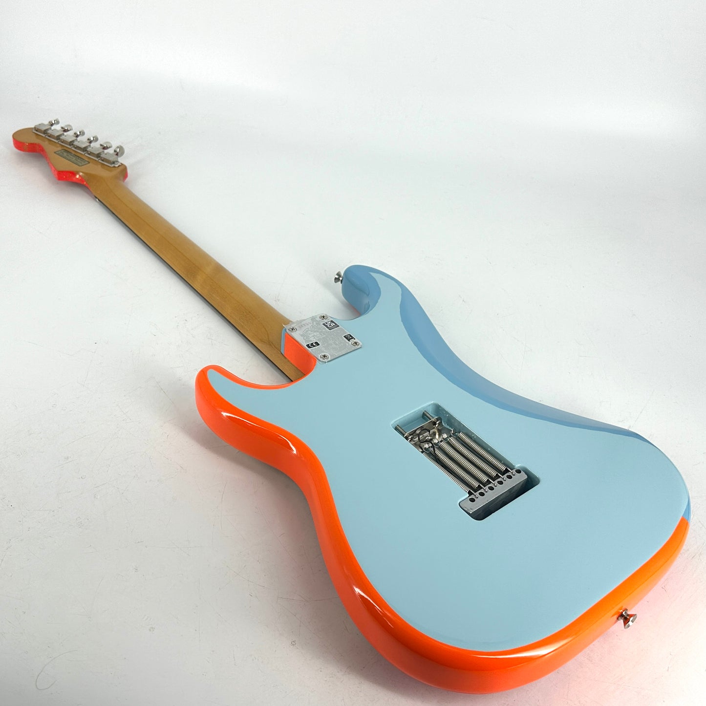 2022 Fender Artist Series George Harrison Rocky Stratocaster - Sonic Blue / Custom Art