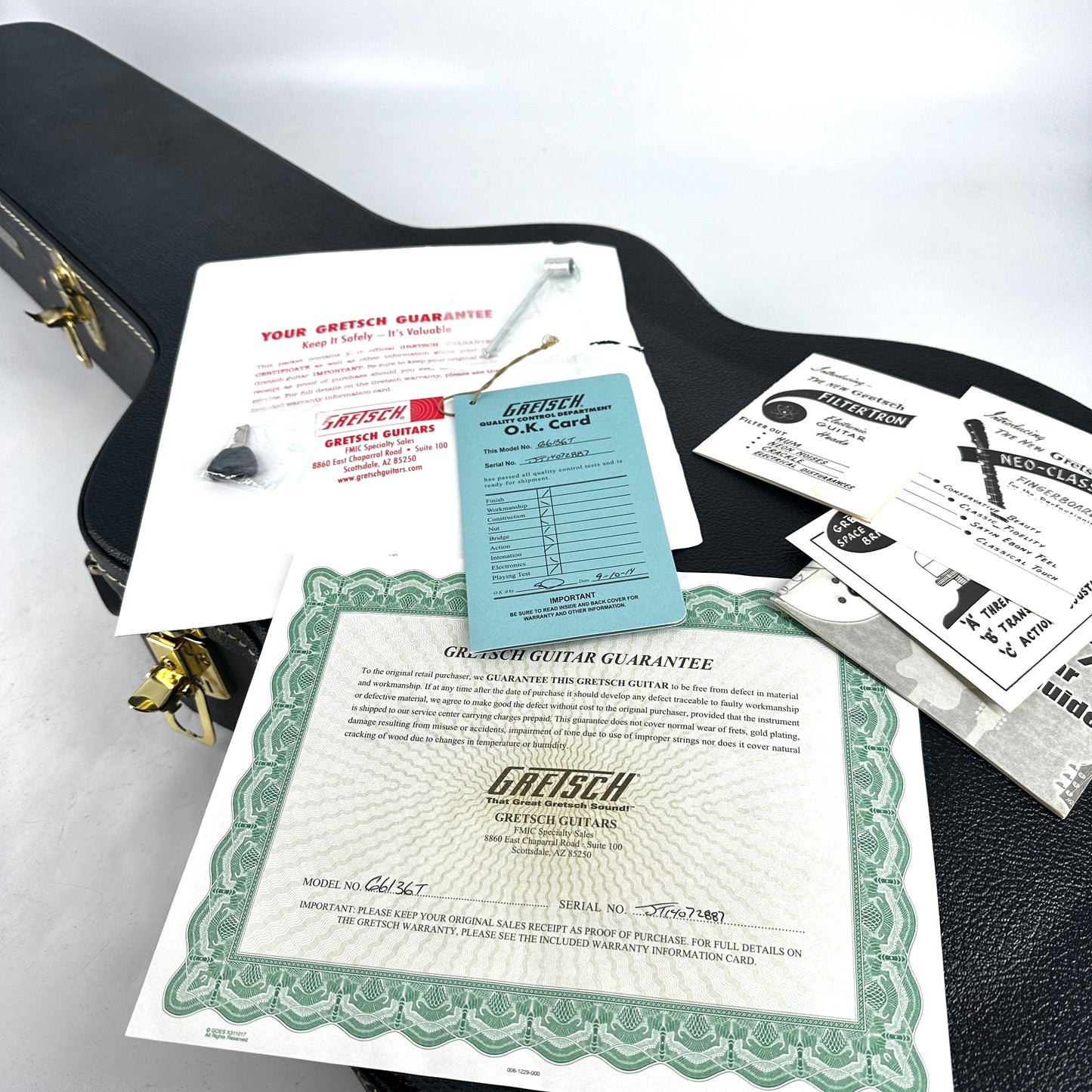 2014 Gretsch Falcon G6136T Limited Edition - Creme de Marine Blue