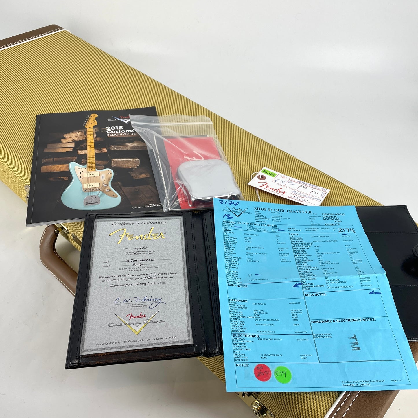 2018 Fender Custom Shop ’52 Telecaster – Lush Closet Classic – 2 Tone Sunburst