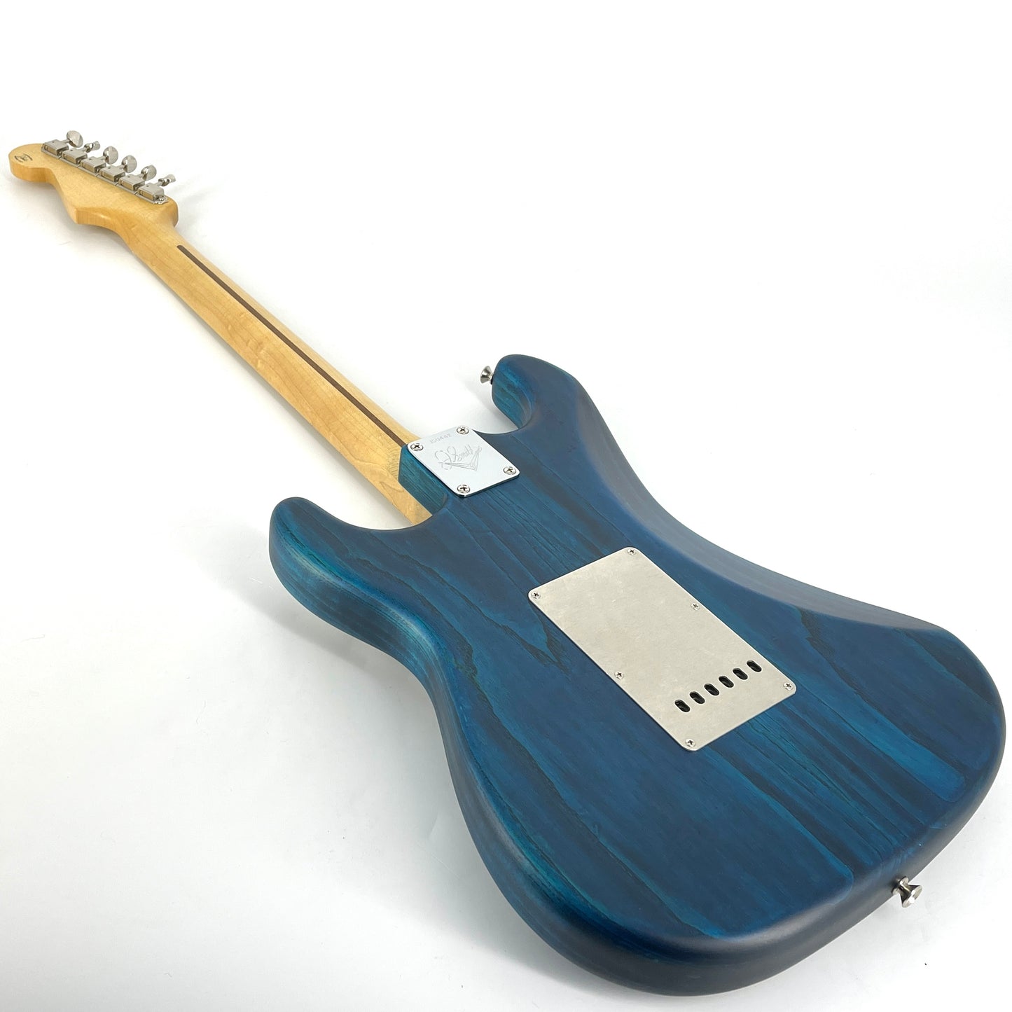 2015 Fender Custom Shop Jason Smith Masterbuilt 1960 HSS Stratocaster NOS - Translucent Turquoise & Black Grain