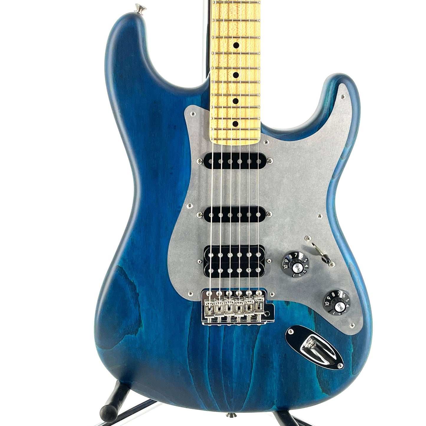 2015 Fender Custom Shop Jason Smith Masterbuilt 1960 HSS Stratocaster NOS - Translucent Turquoise & Black Grain