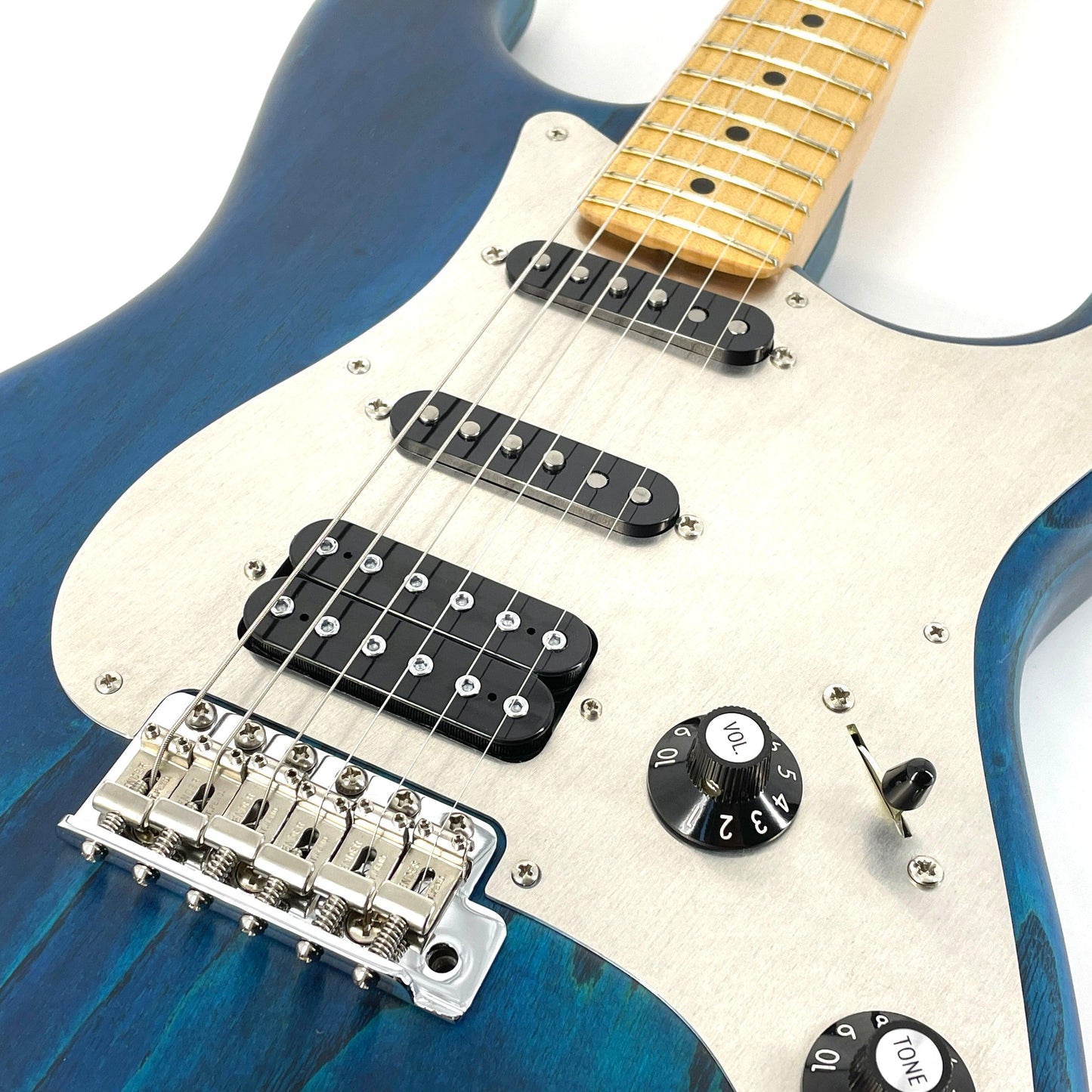 2015 Fender Custom Shop Jason Smith Masterbuilt 1960 HSS Stratocaster NOS - Translucent Turquoise & Black Grain